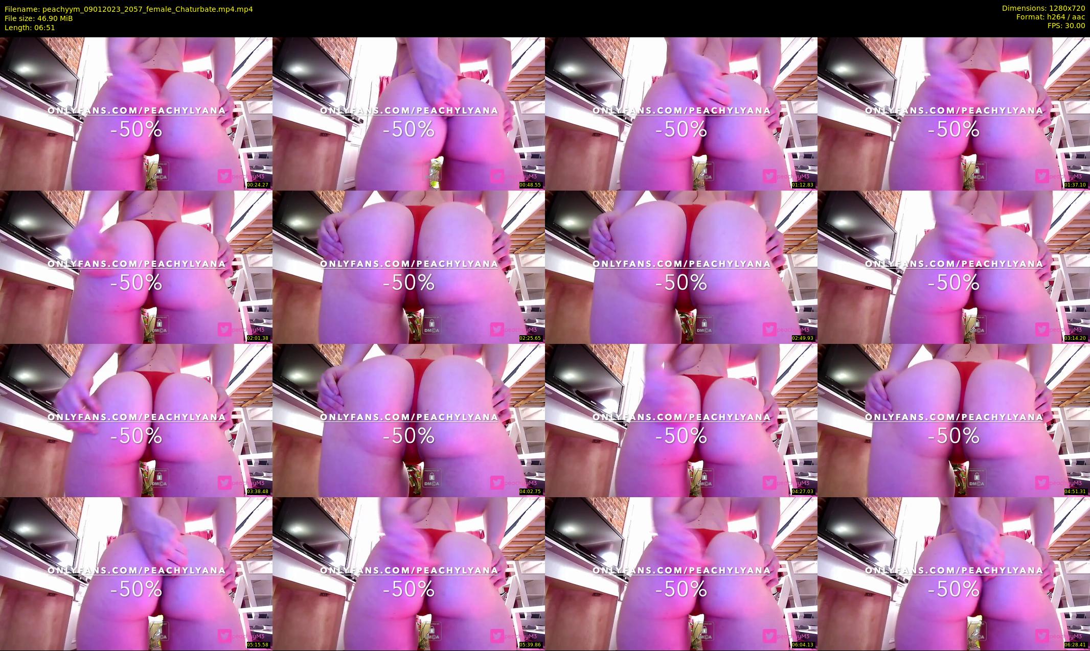 peachyym — 7 minute Chaturbate female cam show recording, 720p, Jan 9, 2023