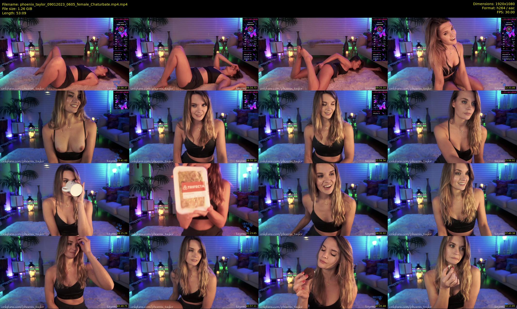 phoenix_taylor — 54 minute Chaturbate female cam show recording, 1080p, Jan 9, 2023