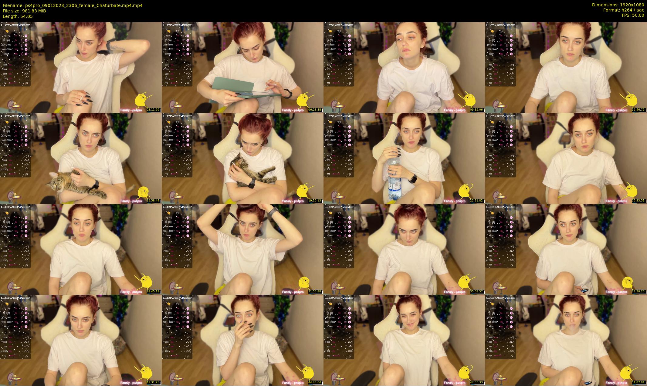 ps4pro — 55 minute Chaturbate female cam show recording, 1080p, Jan 9, 2023