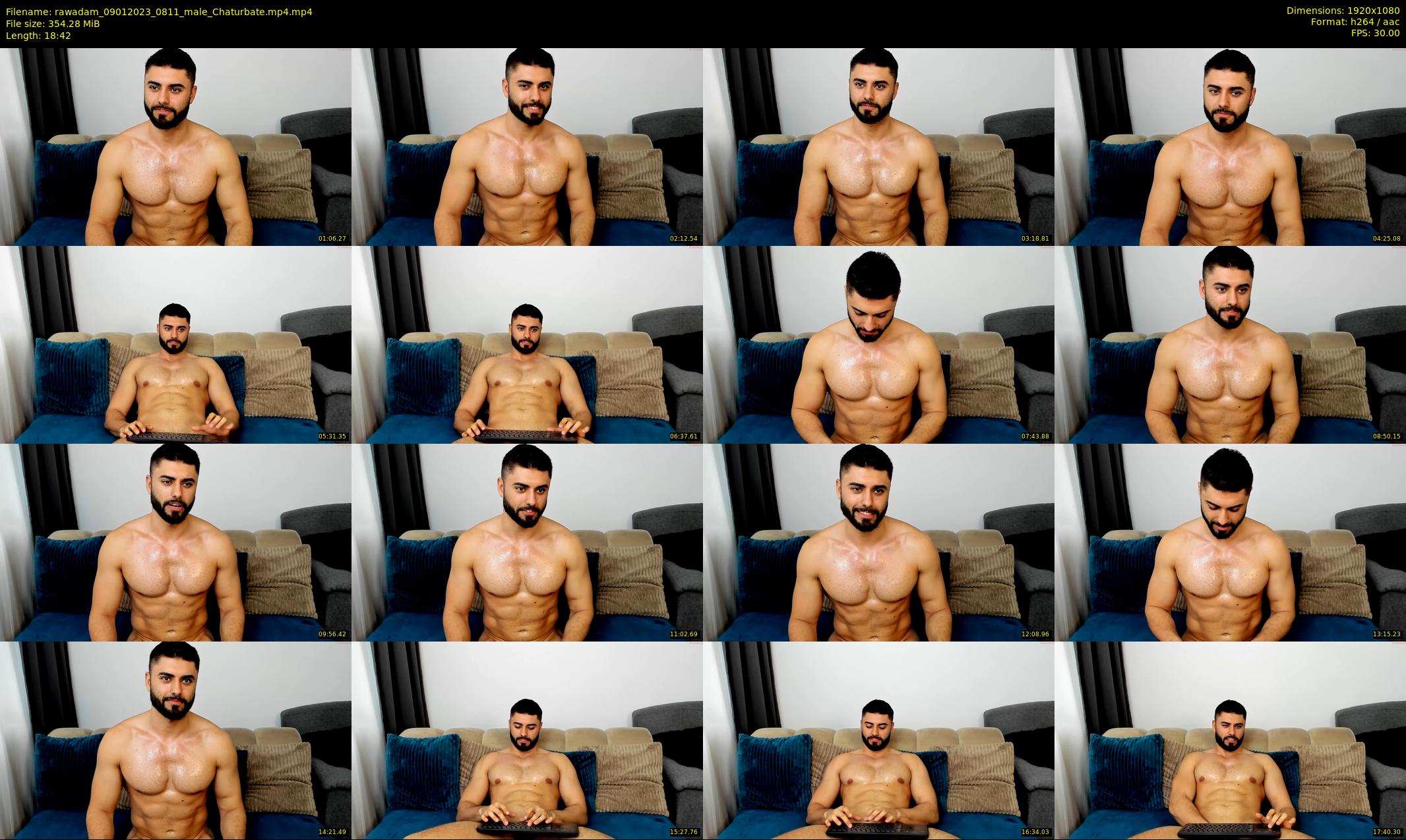 rawadam — 19 minute Chaturbate male cam show recording, 1080p, Jan 9, 2023