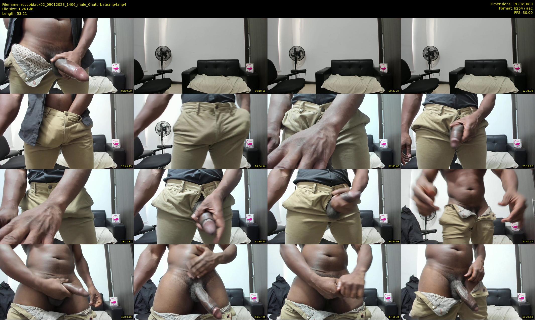 roccoblack02 — 54 minute Chaturbate male cam show recording, 1080p, Jan 9, 2023