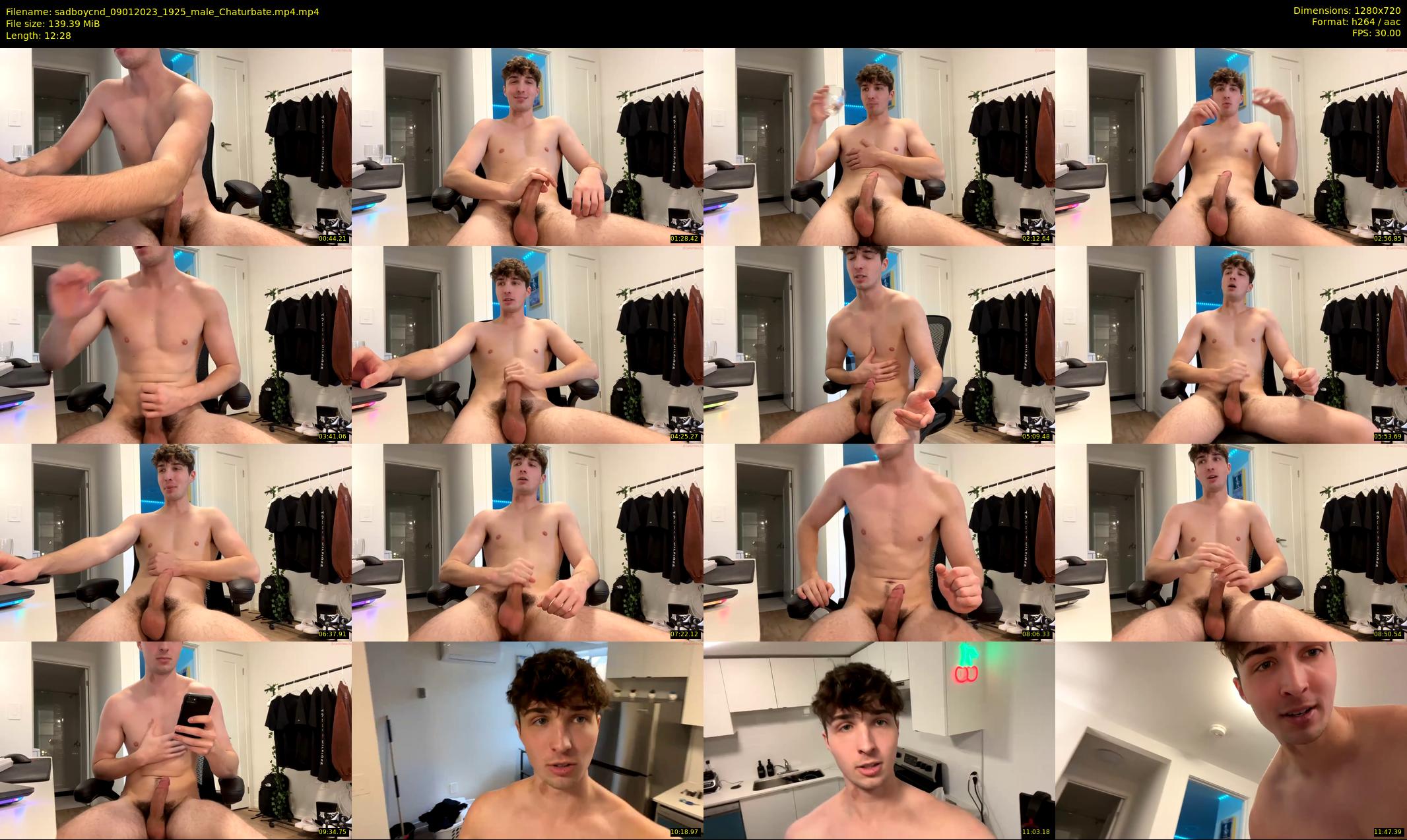 sadboycnd — 13 minute Chaturbate male cam show recording, 720p, Jan 9, 2023