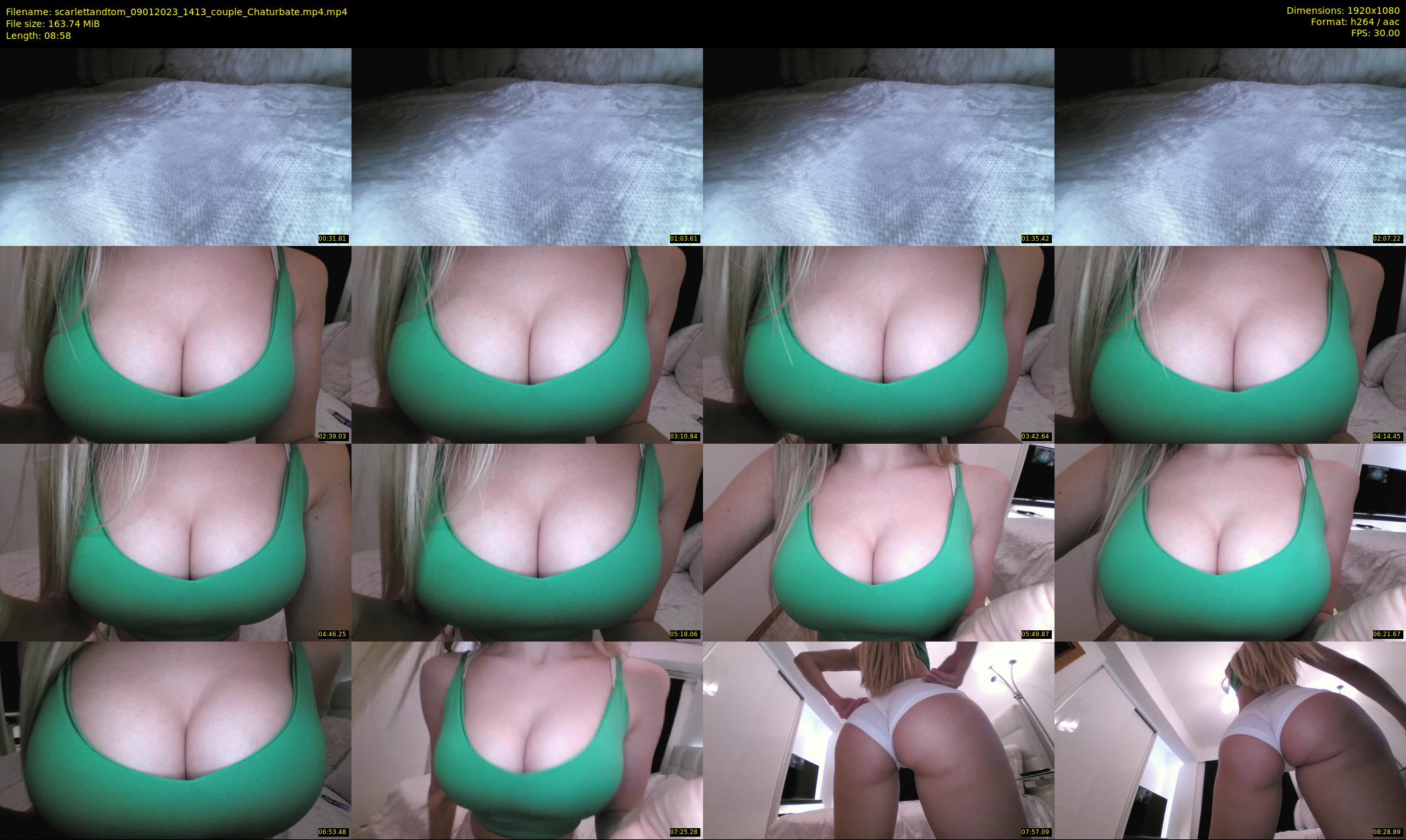 scarlettandtom — 9 minute Chaturbate couple cam show recording, 1080p, Jan 9, 2023