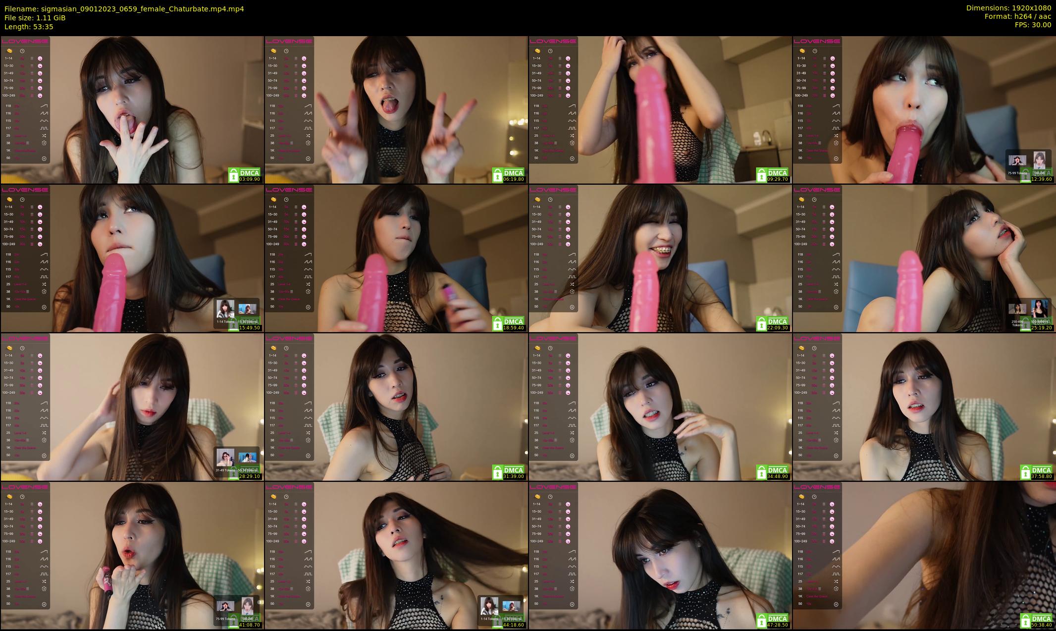 sigmasian — 54 minute Chaturbate female cam show recording, 1080p, Jan 9, 2023