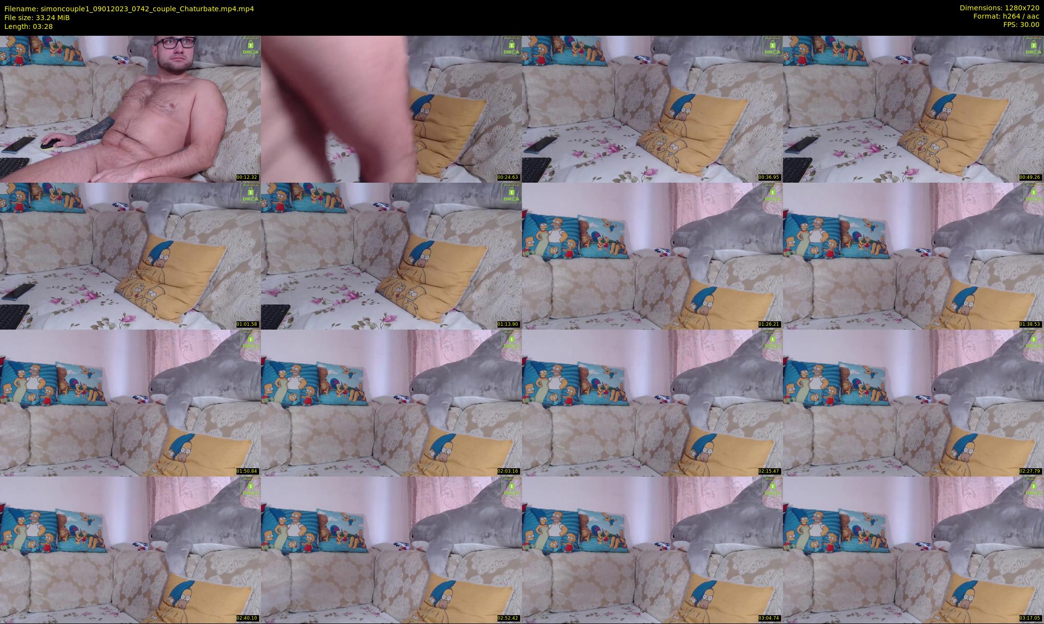 simoncouple1 — 4 minute Chaturbate couple cam show recording, 720p, Jan 9, 2023
