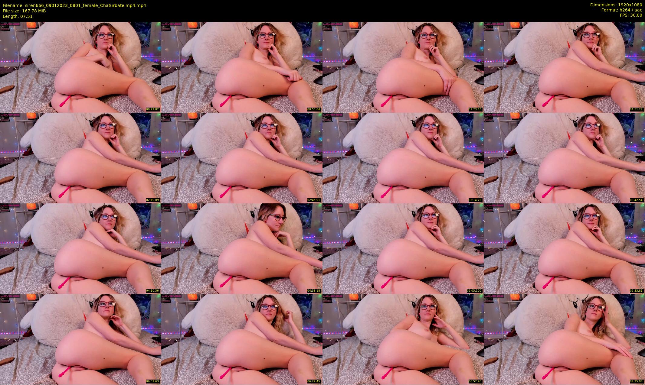 siren666 — 8 minute Chaturbate female cam show recording, 1080p, Jan 9, 2023