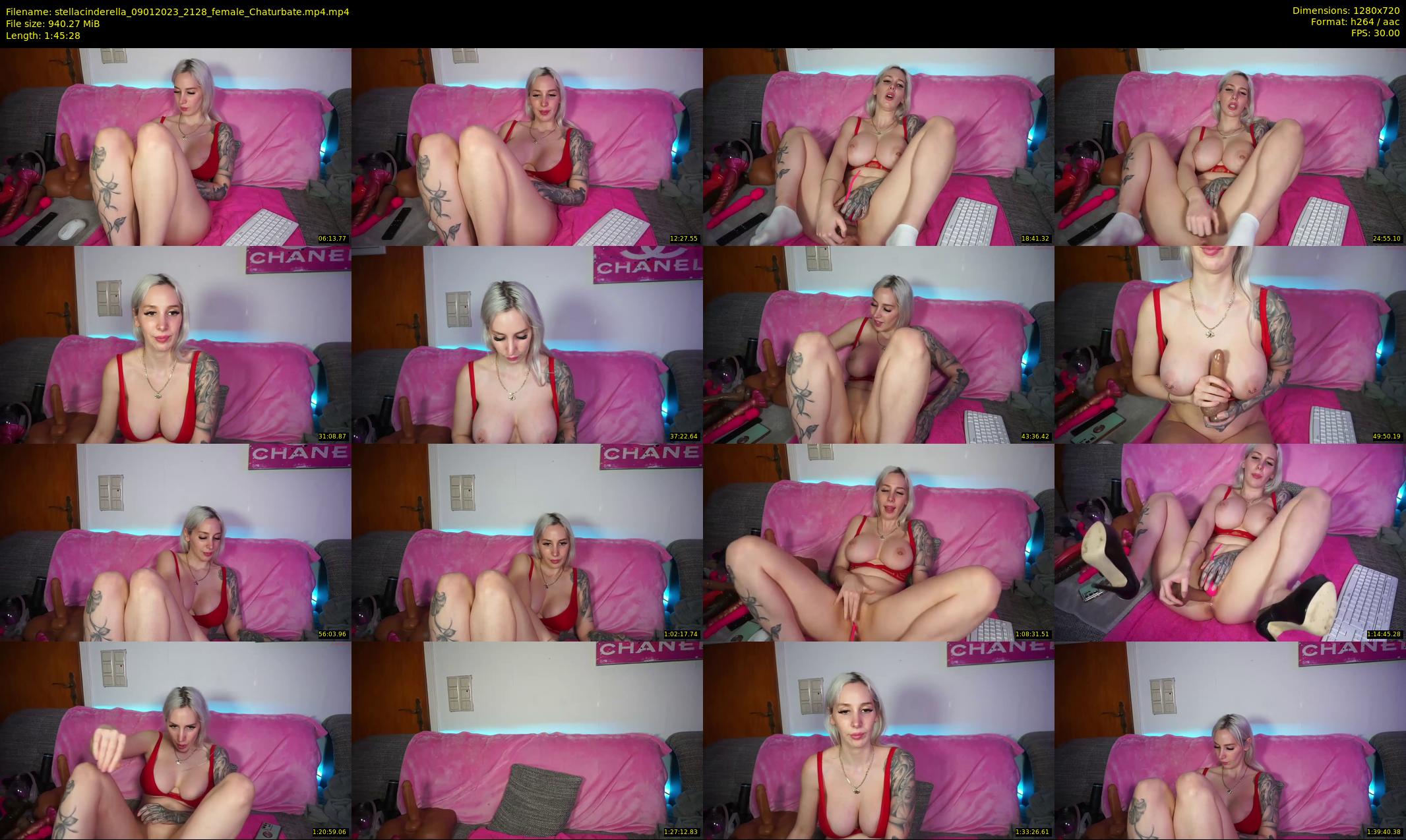 stellacinderella — 106 minute Chaturbate female cam show recording, 720p, Jan 9, 2023