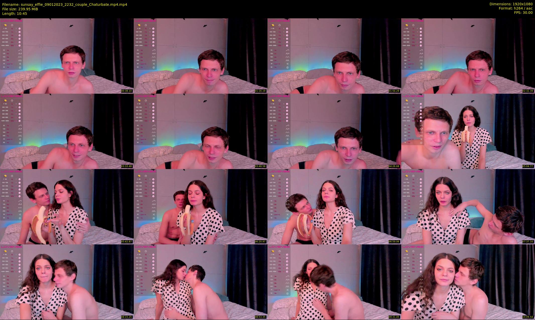sunsay_effie — 11 minute Chaturbate couple cam show recording, 1080p, Jan 9, 2023