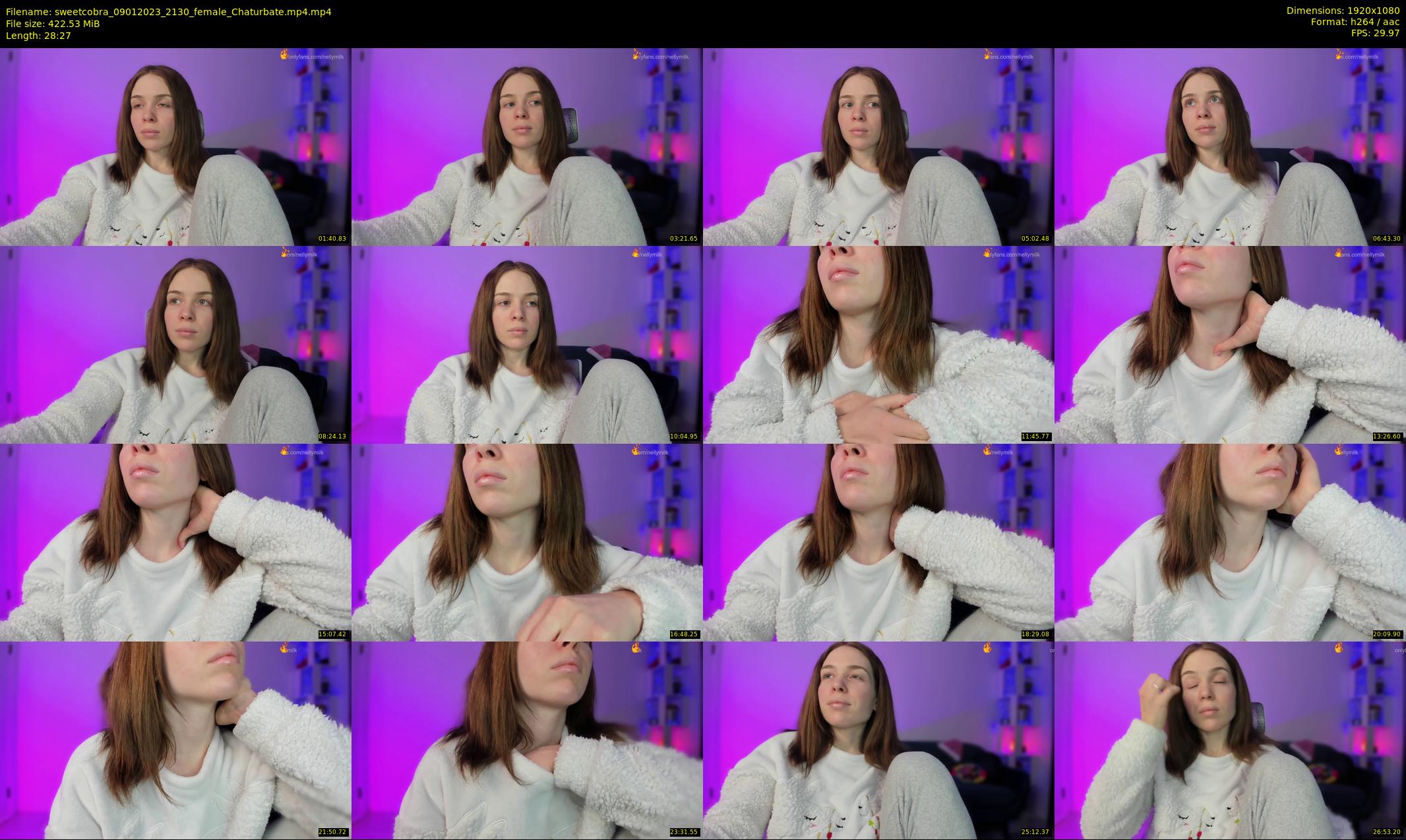 sweetcobra — 29 minute Chaturbate female cam show recording, 1080p, Jan 9, 2023