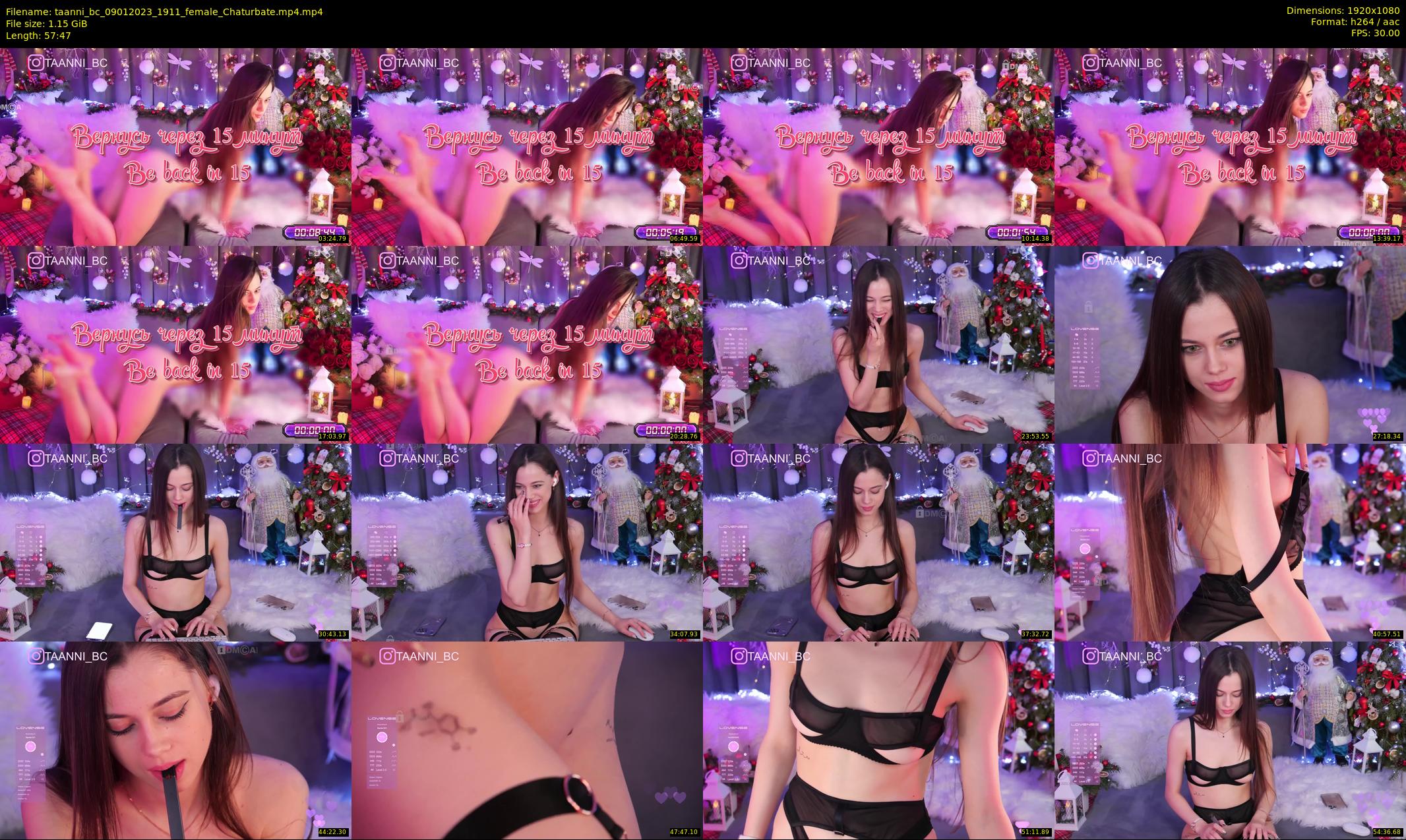 taanni_bc — 58 minute Chaturbate female cam show recording, 1080p, Jan 9, 2023