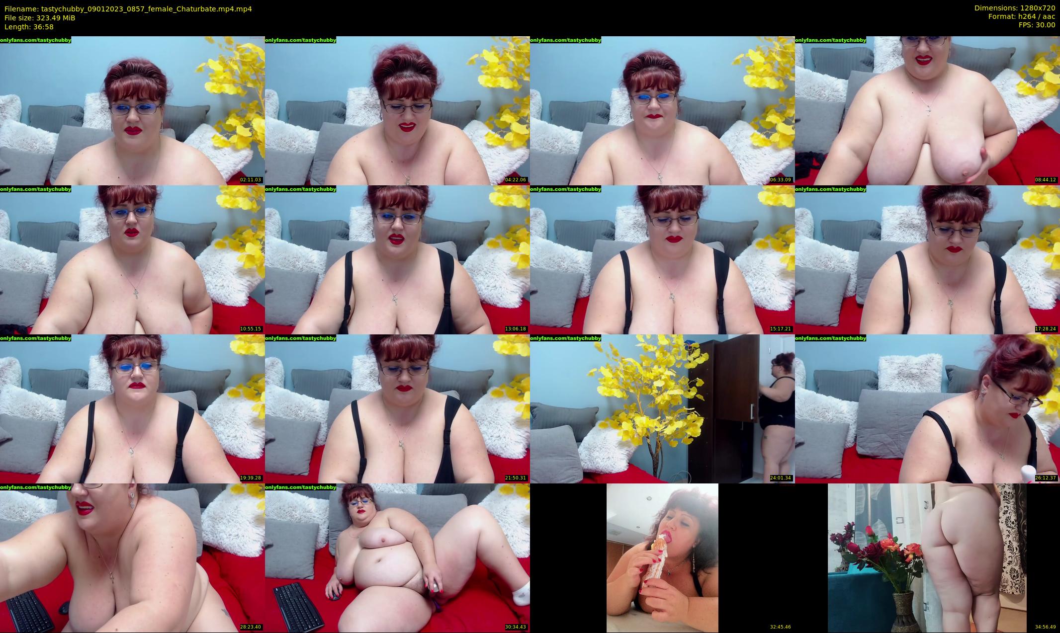 tastychubby — 37 minute Chaturbate female cam show recording, 720p, Jan 9, 2023