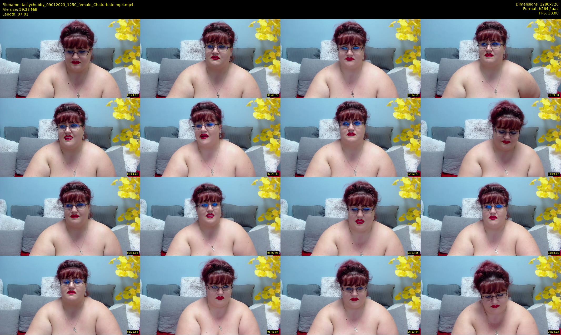 tastychubby — 8 minute Chaturbate female cam show recording, 720p, Jan 9, 2023
