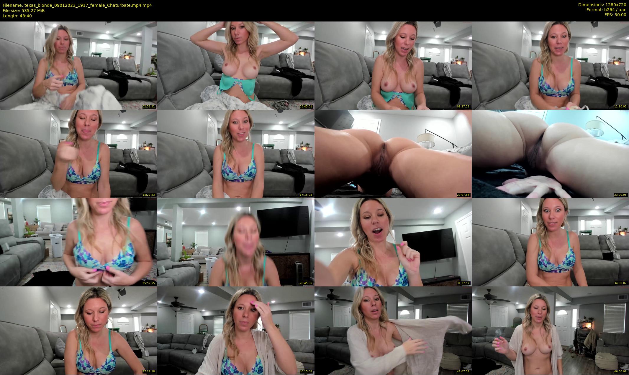 texas_blonde — 49 minute Chaturbate female cam show recording, 720p, Jan 9, 2023