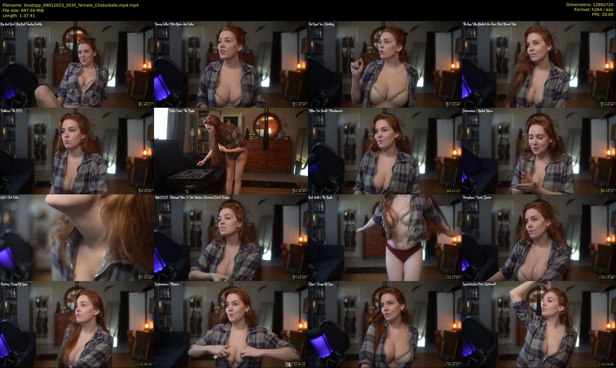 tinatopp — 98 minute Chaturbate female cam show recording, 720p, Jan 9, 2023