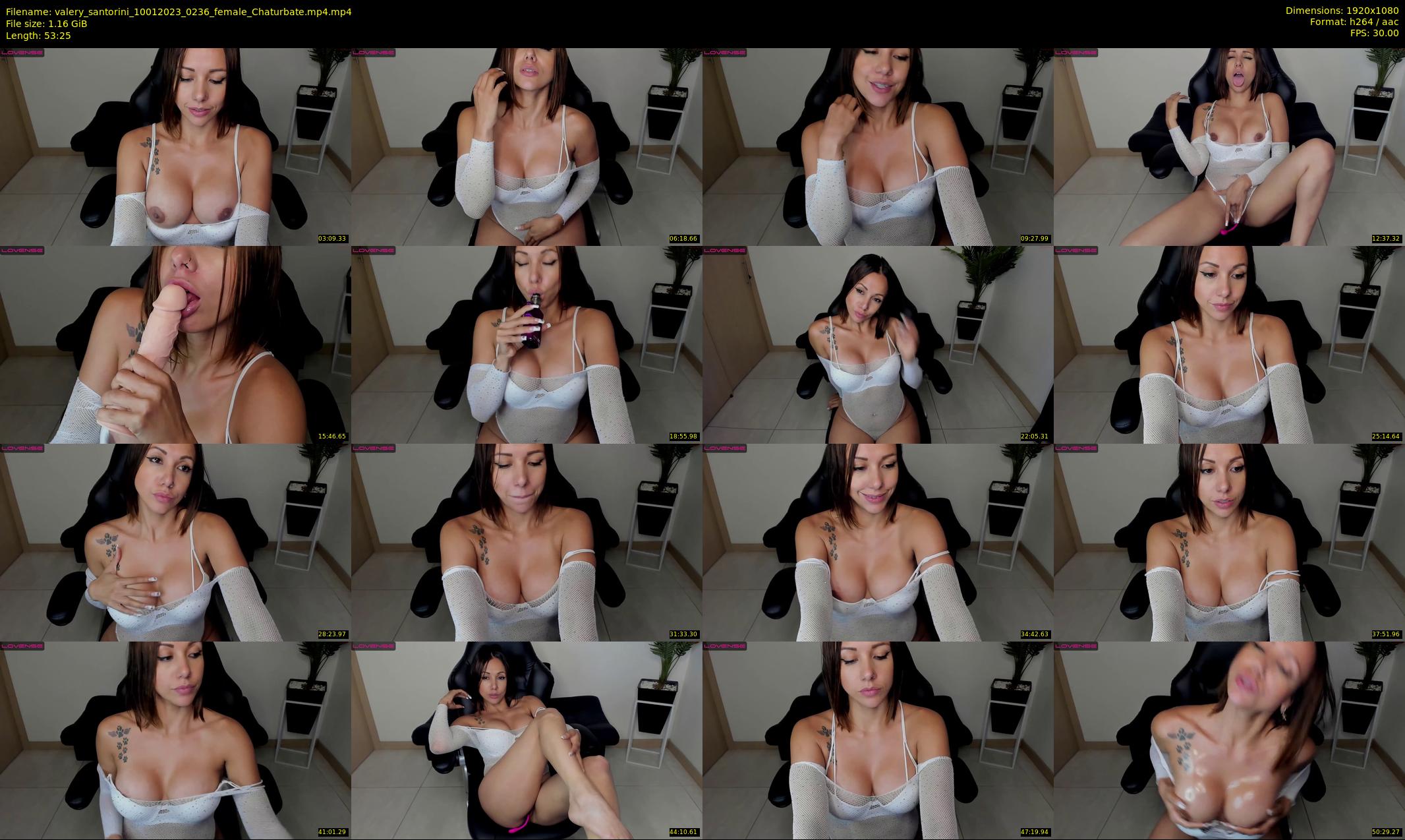 valery_santorini — 54 minute Chaturbate female cam show recording, 1080p, Jan 10, 2023