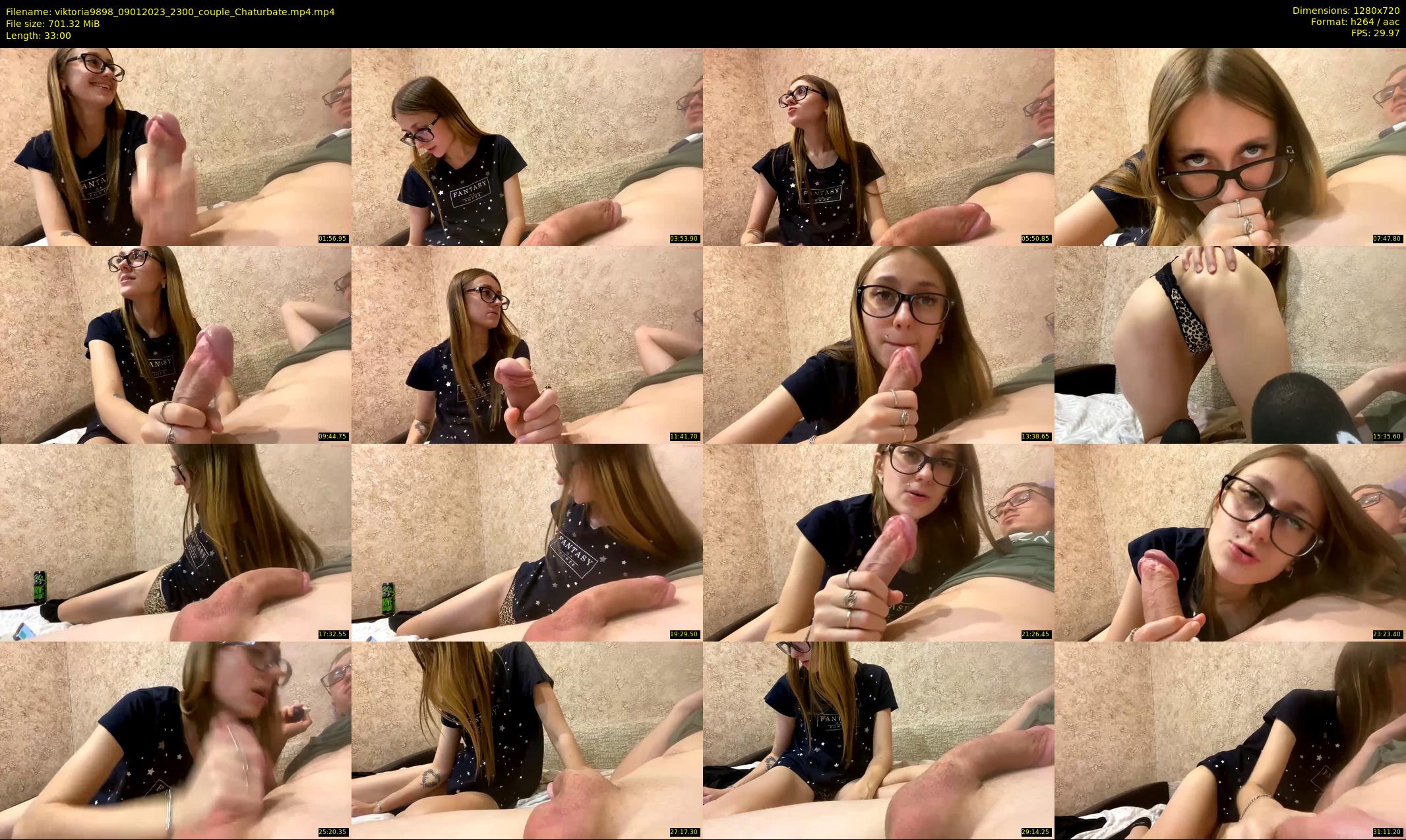 viktoria9898 — 33 minute Chaturbate couple cam show recording, 720p, Jan 9, 2023