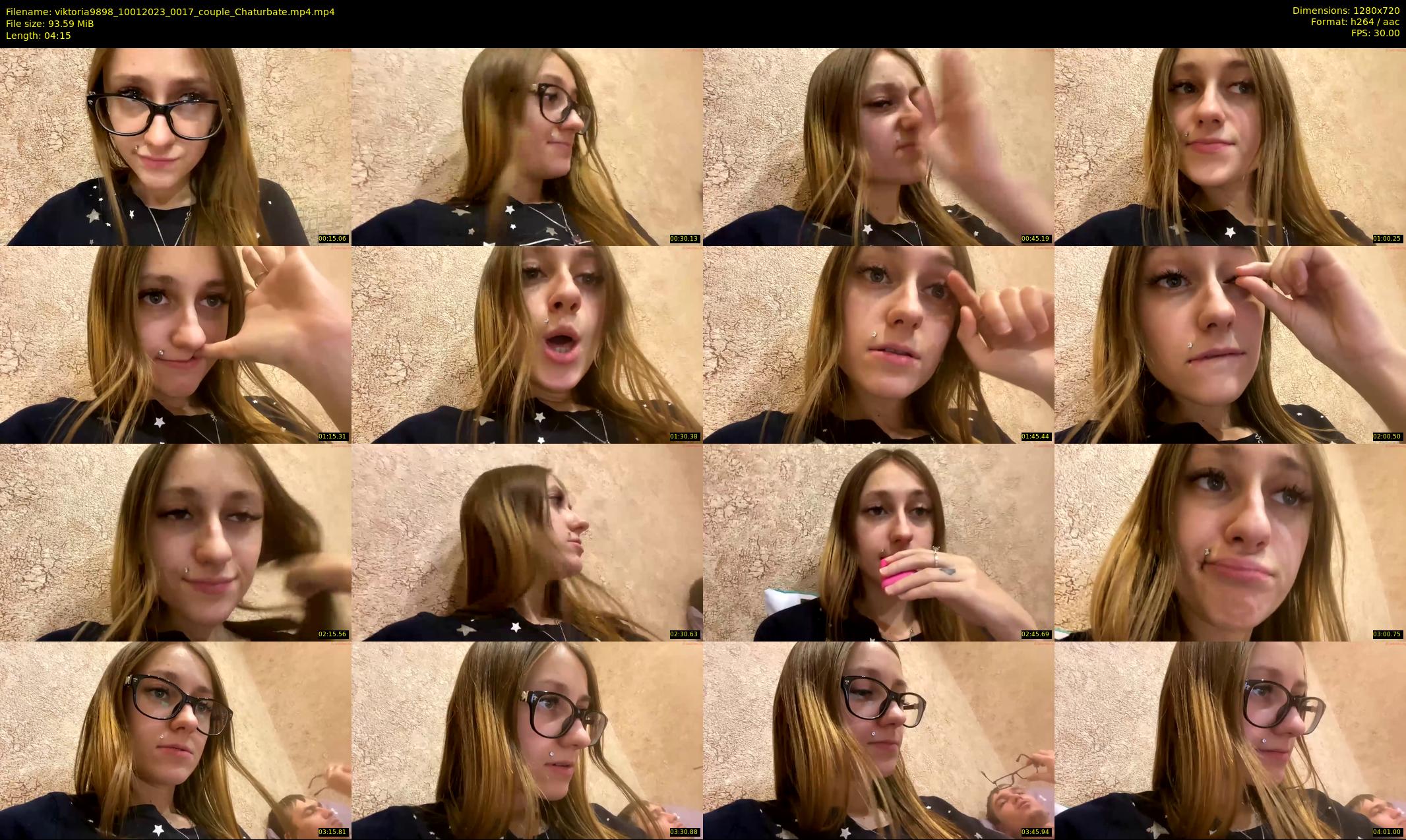 viktoria9898 — 5 minute Chaturbate couple cam show recording, 720p, Jan 10, 2023