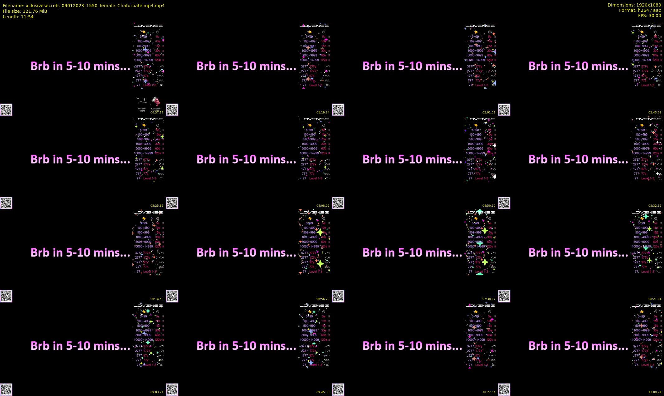 xclusivesecrets — 12 minute Chaturbate female cam show recording, 1080p, Jan 9, 2023