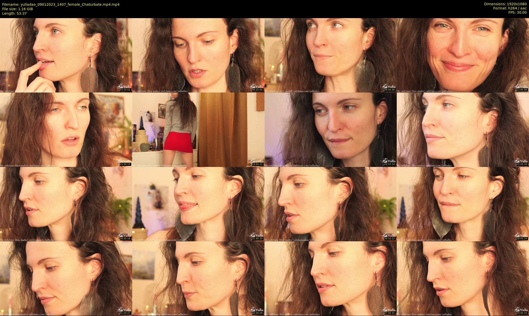 yulladao — 54 minute Chaturbate female cam show recording, 1080p, Jan 9, 2023