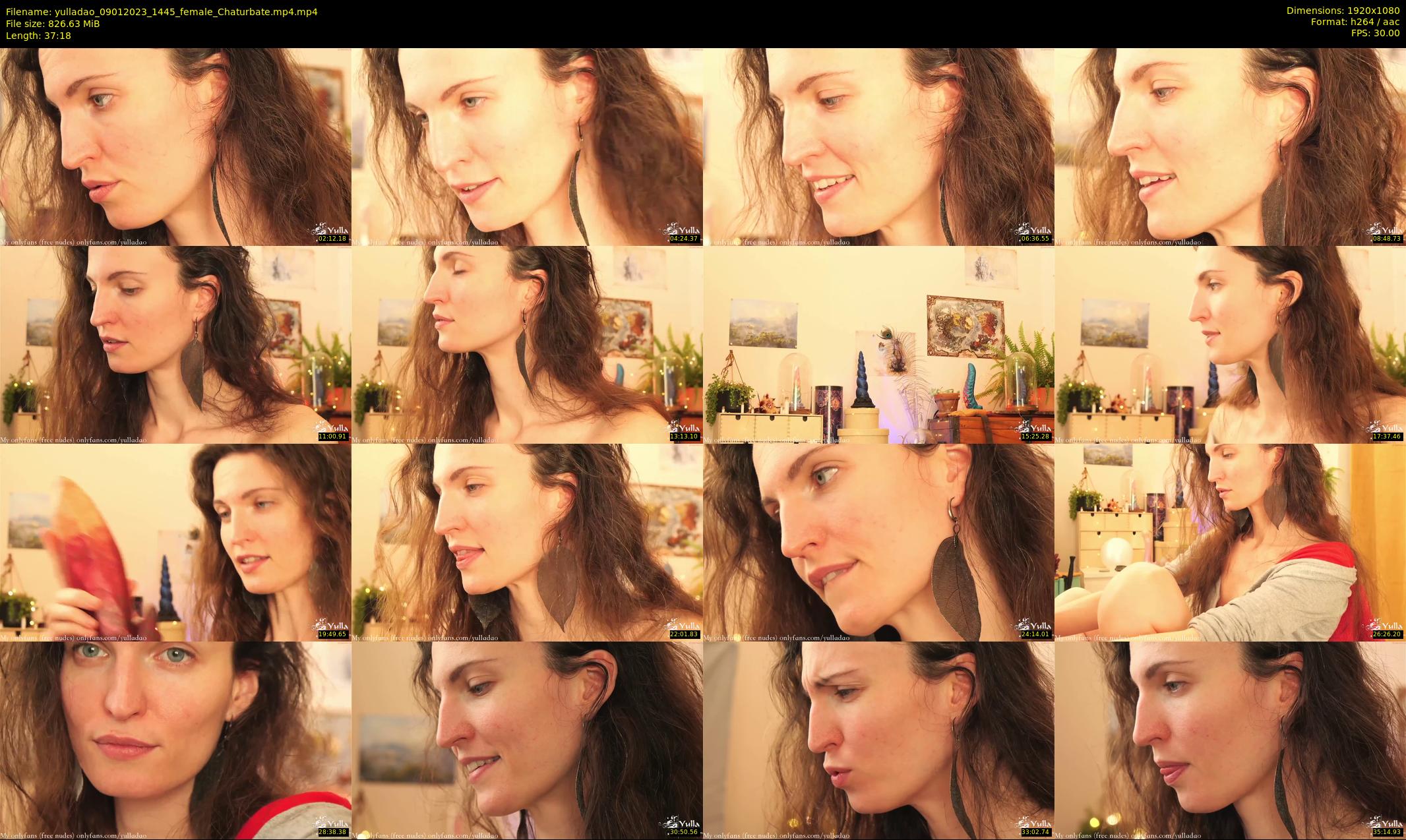 yulladao — 38 minute Chaturbate female cam show recording, 1080p, Jan 9, 2023
