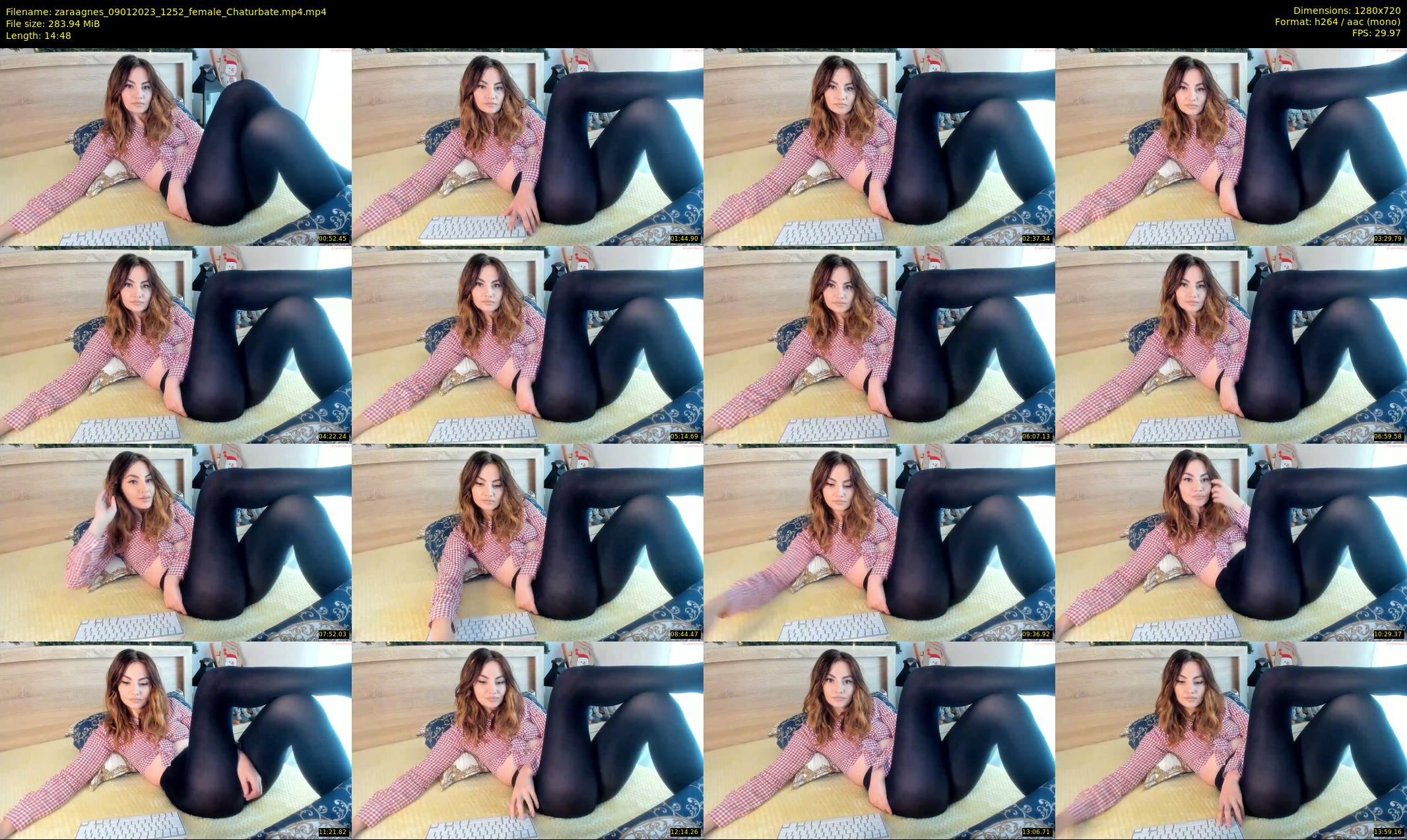 zaraagnes — 15 minute Chaturbate female cam show recording, 720p, Jan 9, 2023