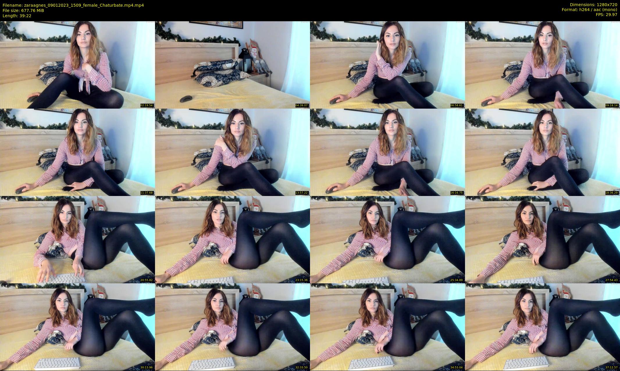 zaraagnes — 40 minute Chaturbate female cam show recording, 720p, Jan 9, 2023