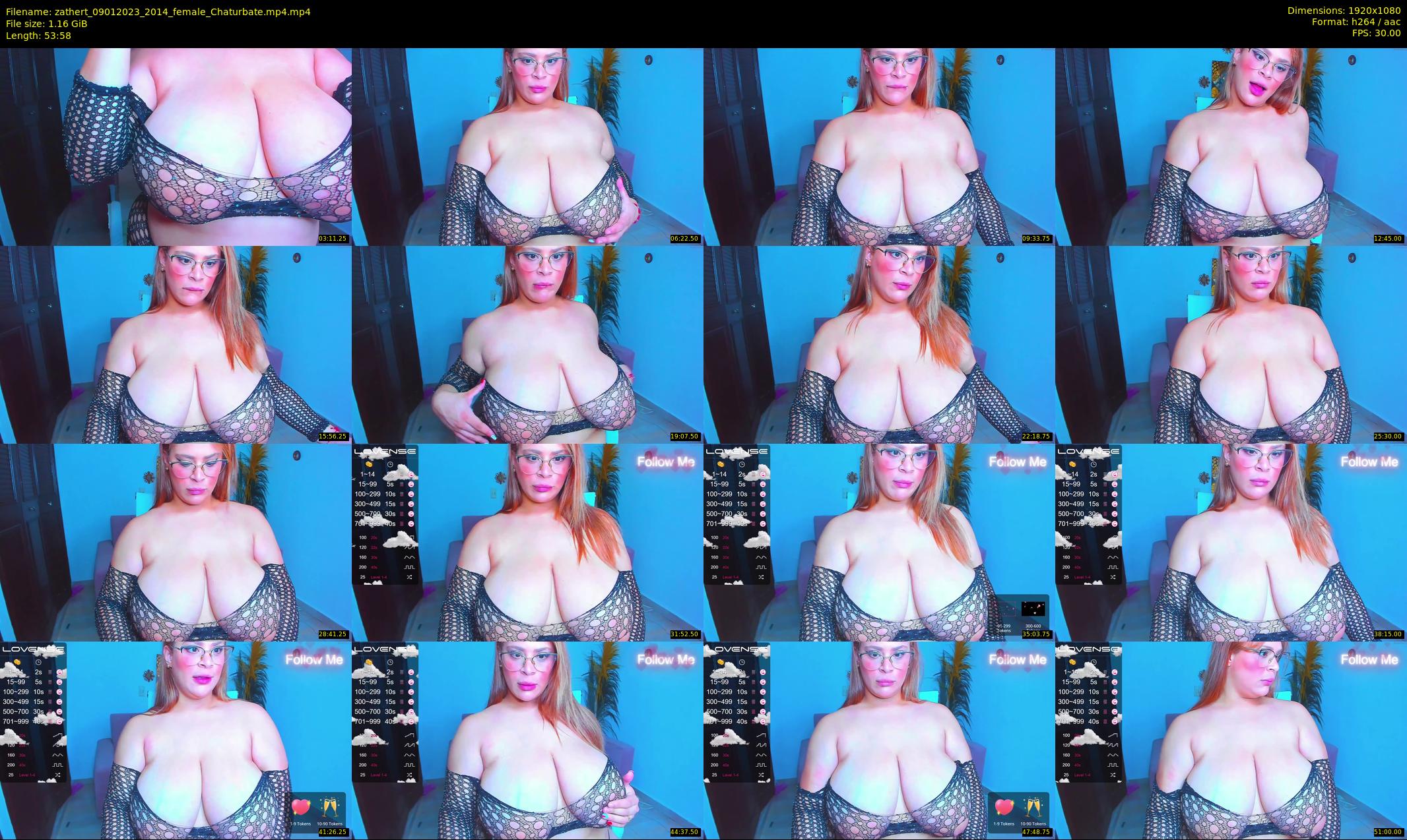 zathert — 54 minute Chaturbate female cam show recording, 1080p, Jan 9, 2023