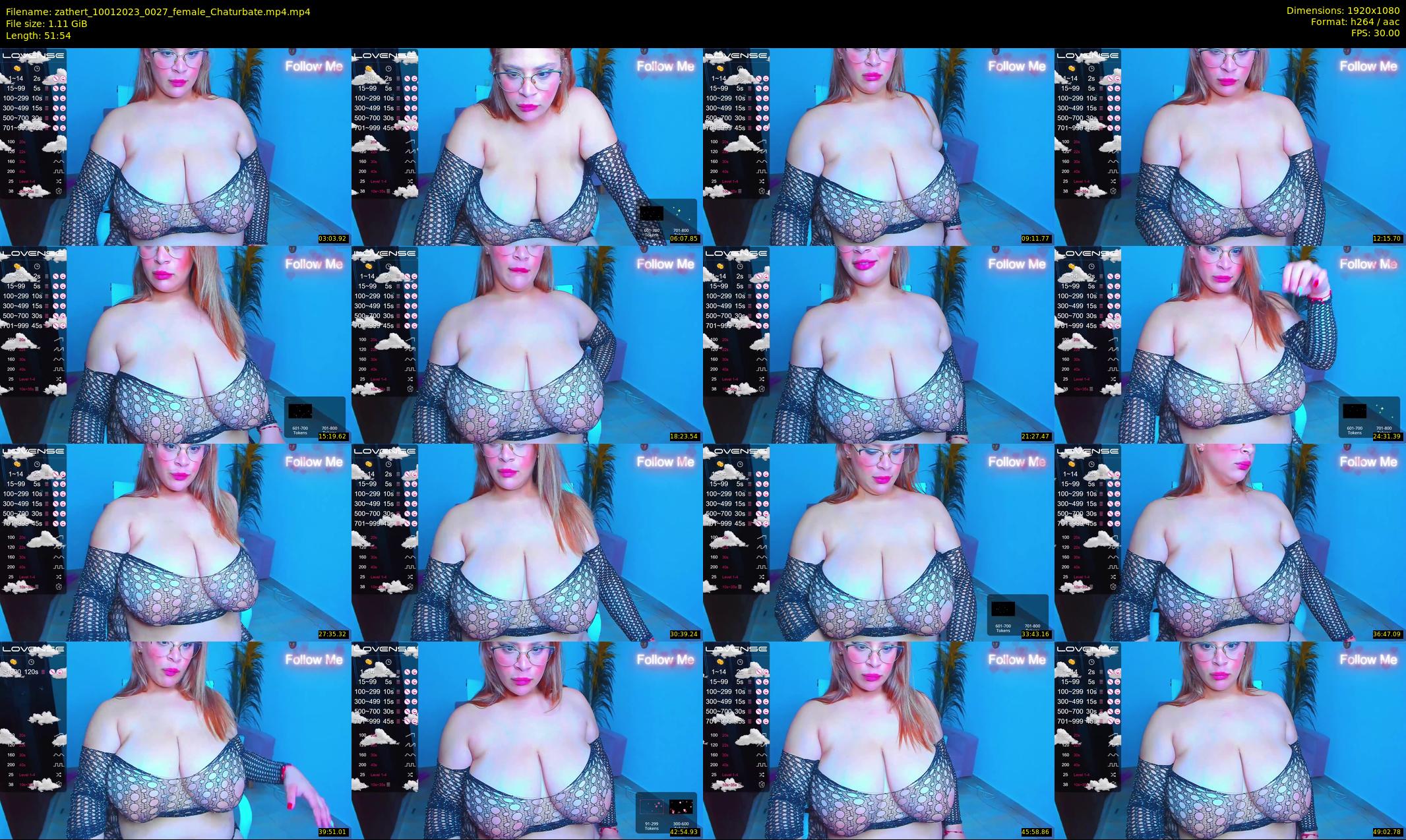 zathert — 52 minute Chaturbate female cam show recording, 1080p, Jan 10, 2023