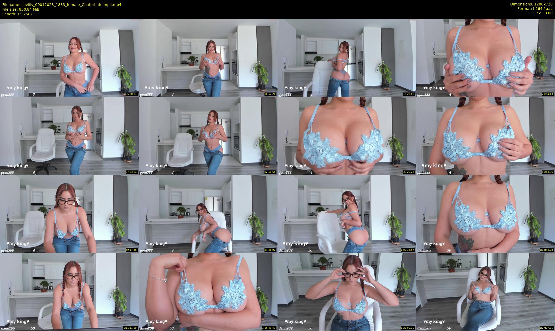 zoeliiv — 93 minute Chaturbate female cam show recording, 720p, Jan 9, 2023