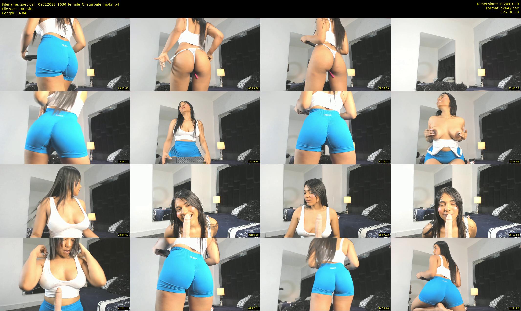 zoevidal_ — 55 minute Chaturbate female cam show recording, 1080p, Jan 9, 2023