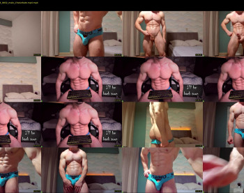adam_muscle_ — 58 minute Chaturbate male cam show recording, 1080p, Jan 10, 2023