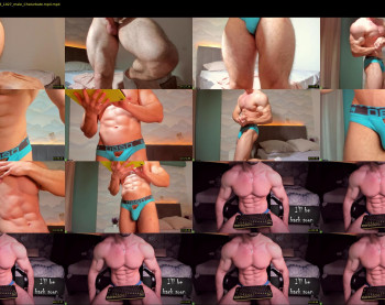 adam_muscle_ — 64 minute Chaturbate male cam show recording, 1080p, Jan 10, 2023