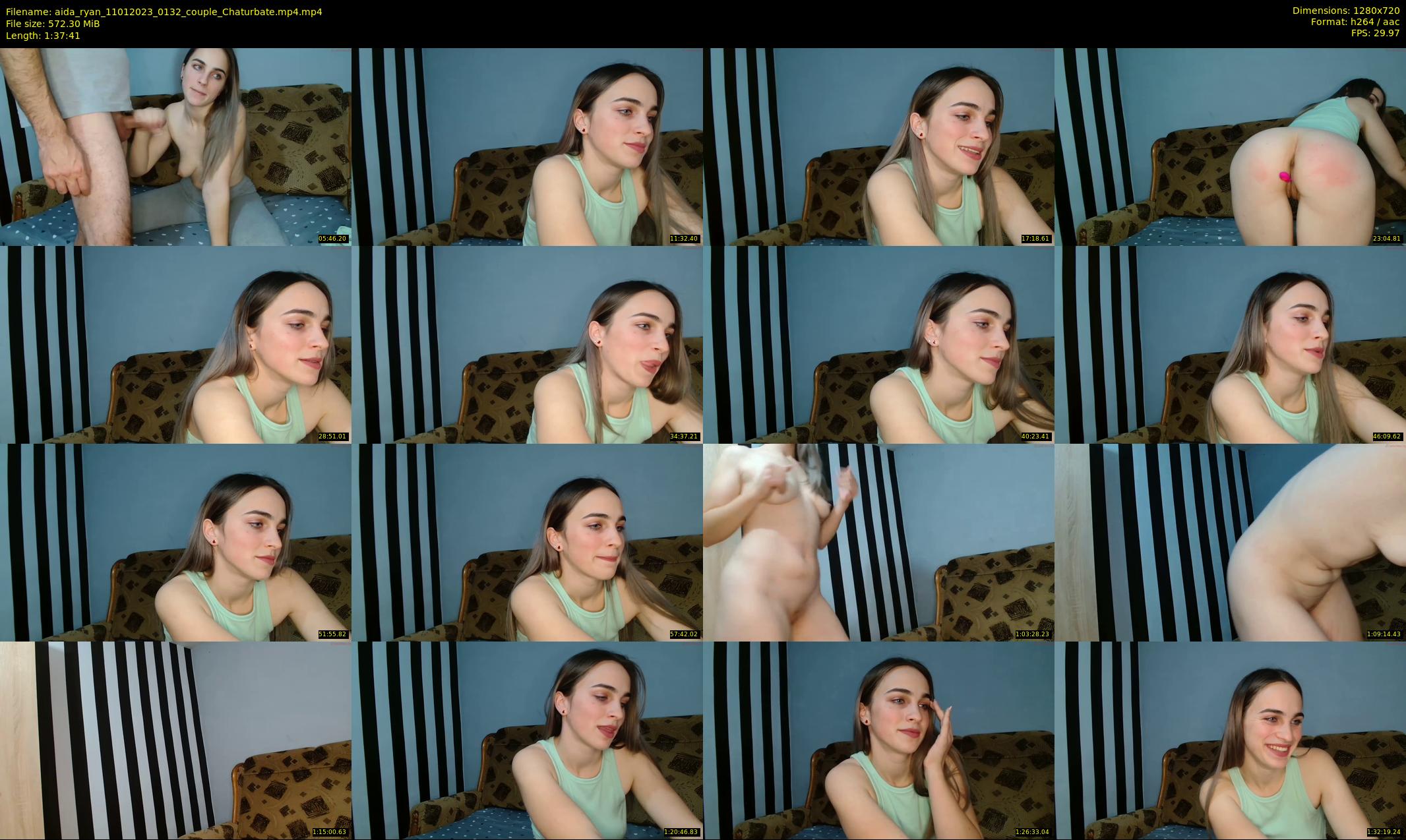 aida_ryan — 98 minute Chaturbate couple cam show recording, 720p, Jan 11, 2023