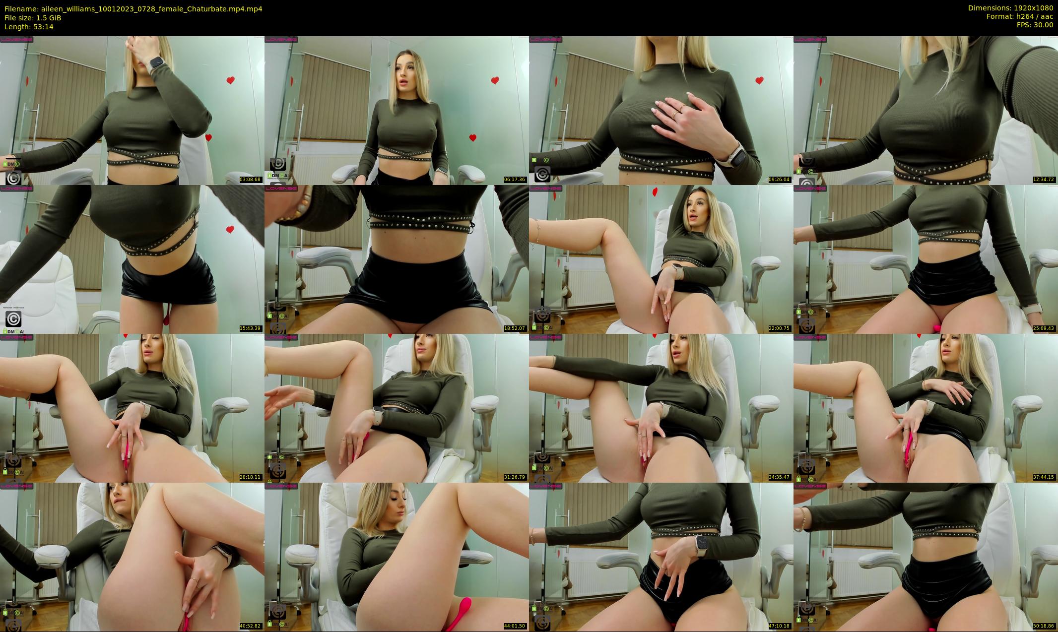 aileen_williams — 54 minute Chaturbate female cam show recording, 1080p, Jan 10, 2023