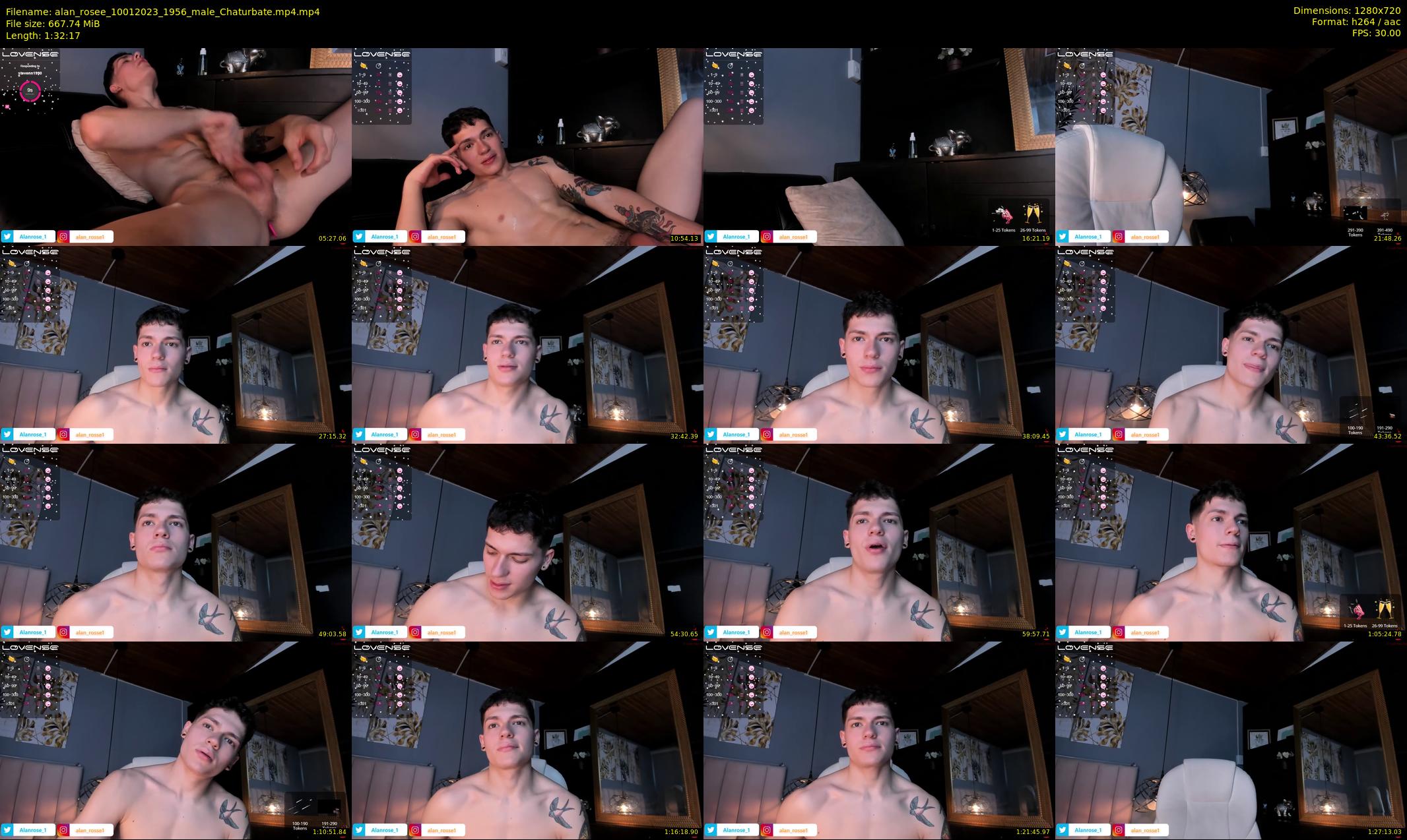 alan_rosee — 93 minute Chaturbate male cam show recording, 720p, Jan 10, 2023
