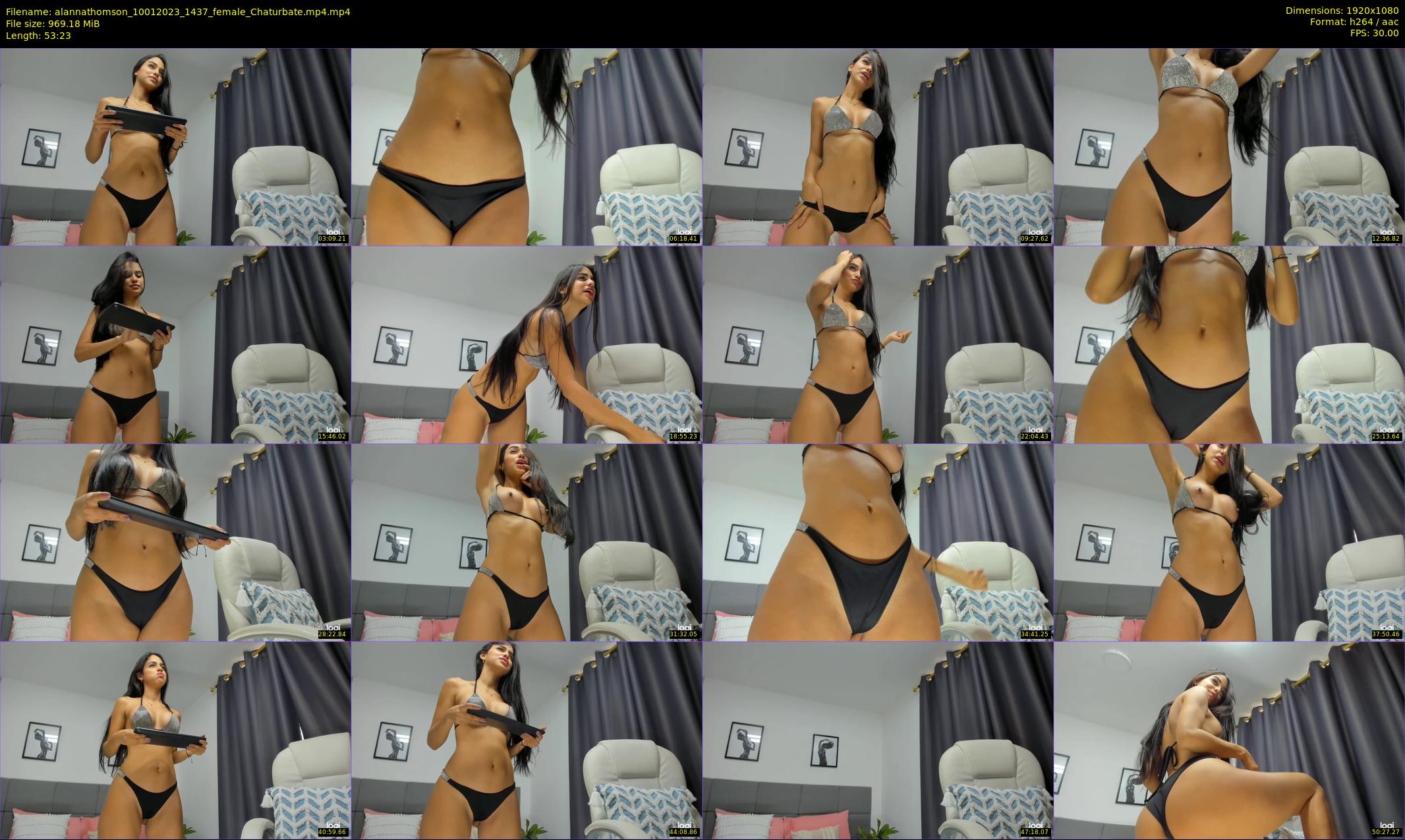 alannathomson — 54 minute Chaturbate female cam show recording, 1080p, Jan 10, 2023