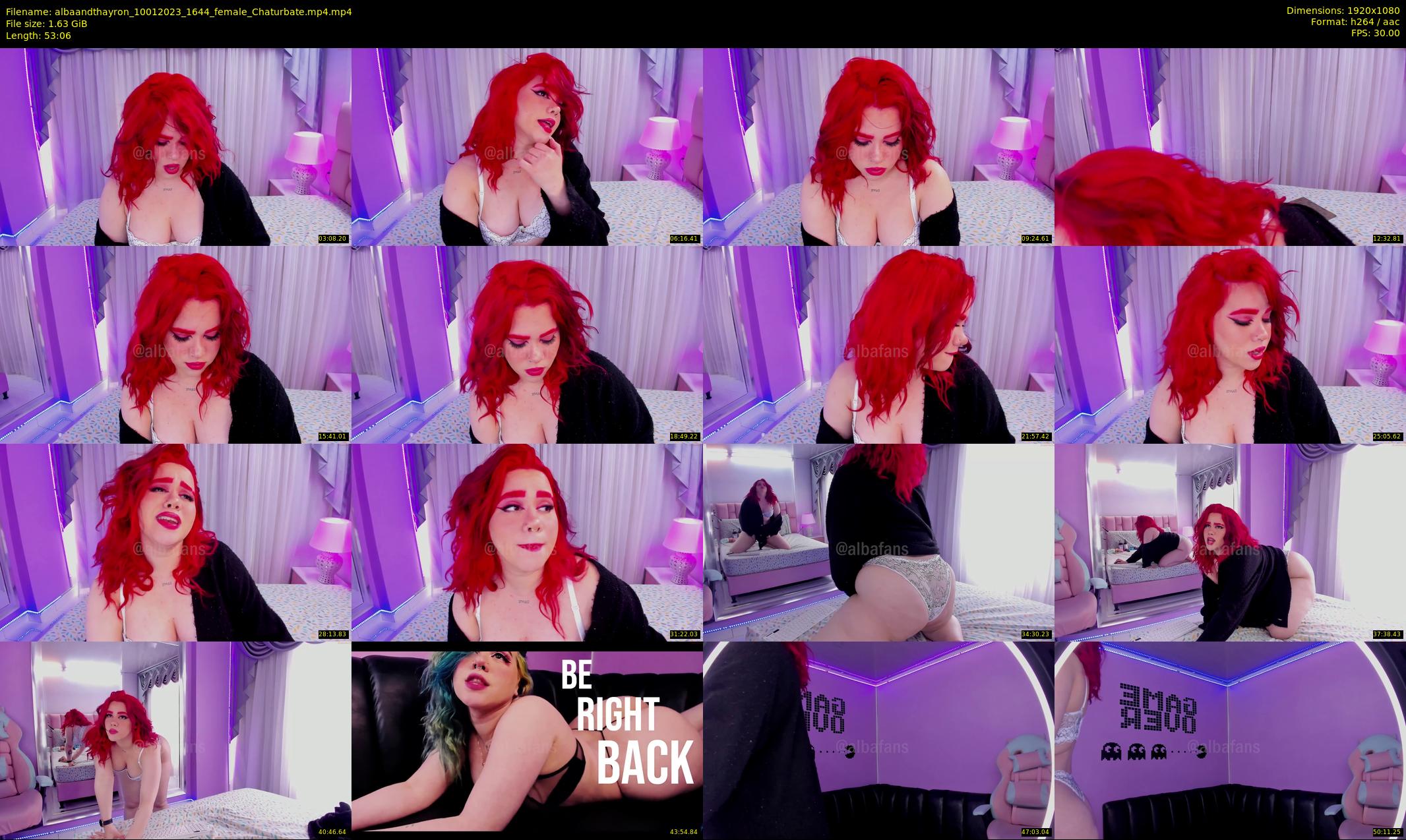 albaandthayron — 54 minute Chaturbate couple cam show recording, 1080p, Jan 10, 2023
