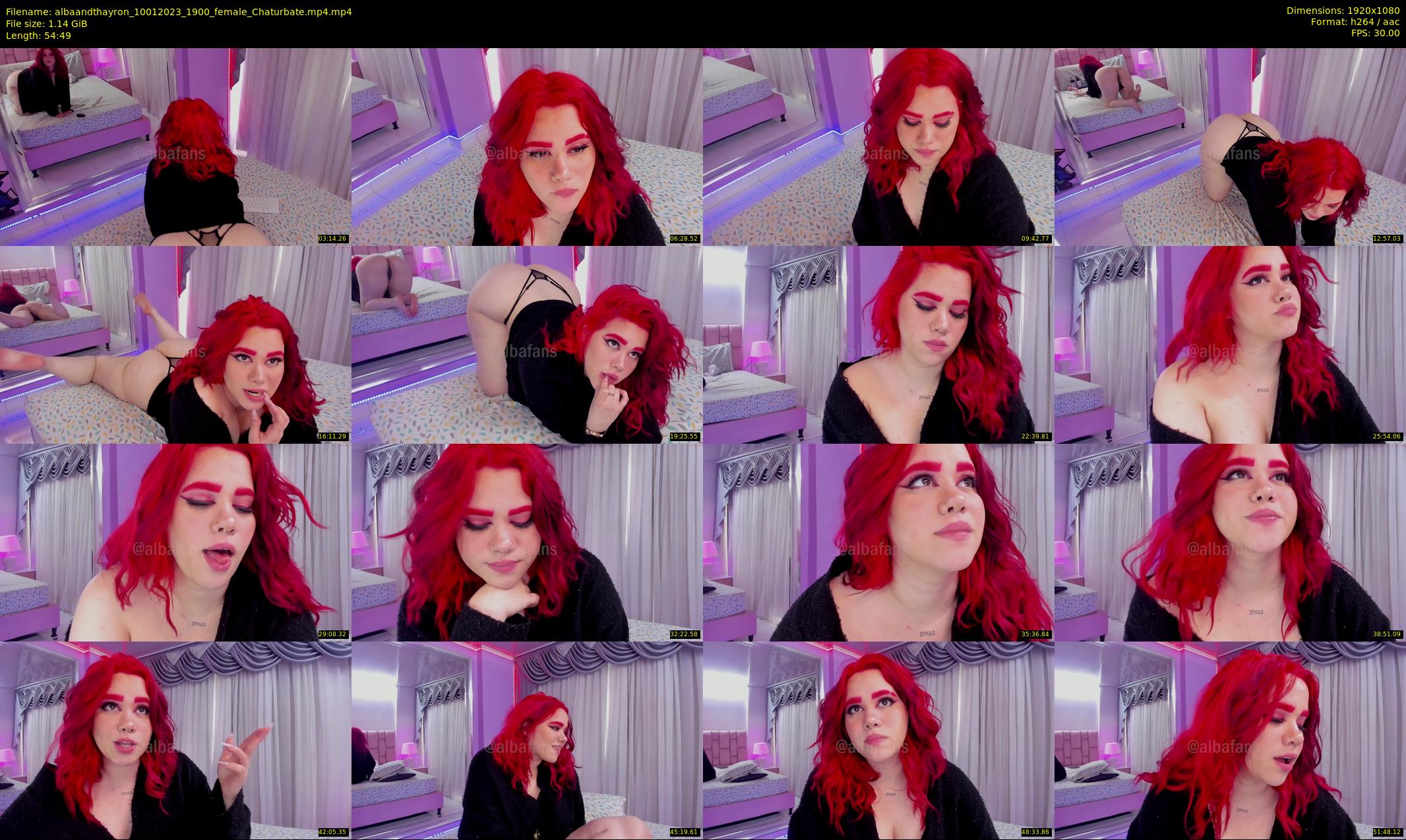 albaandthayron — 55 minute Chaturbate couple cam show recording, 1080p, Jan 10, 2023