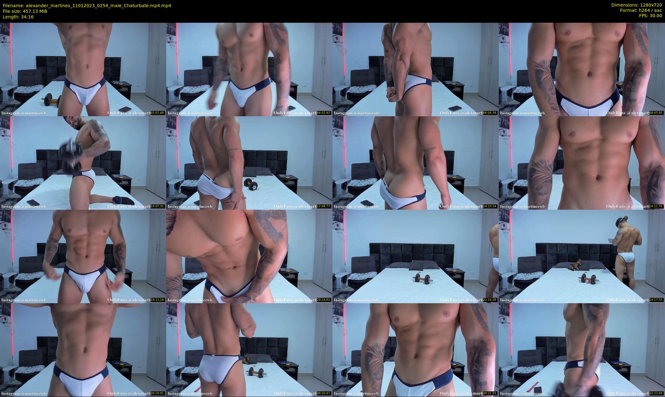 alexander_martines — 35 minute Chaturbate male cam show recording, 720p, Jan 11, 2023