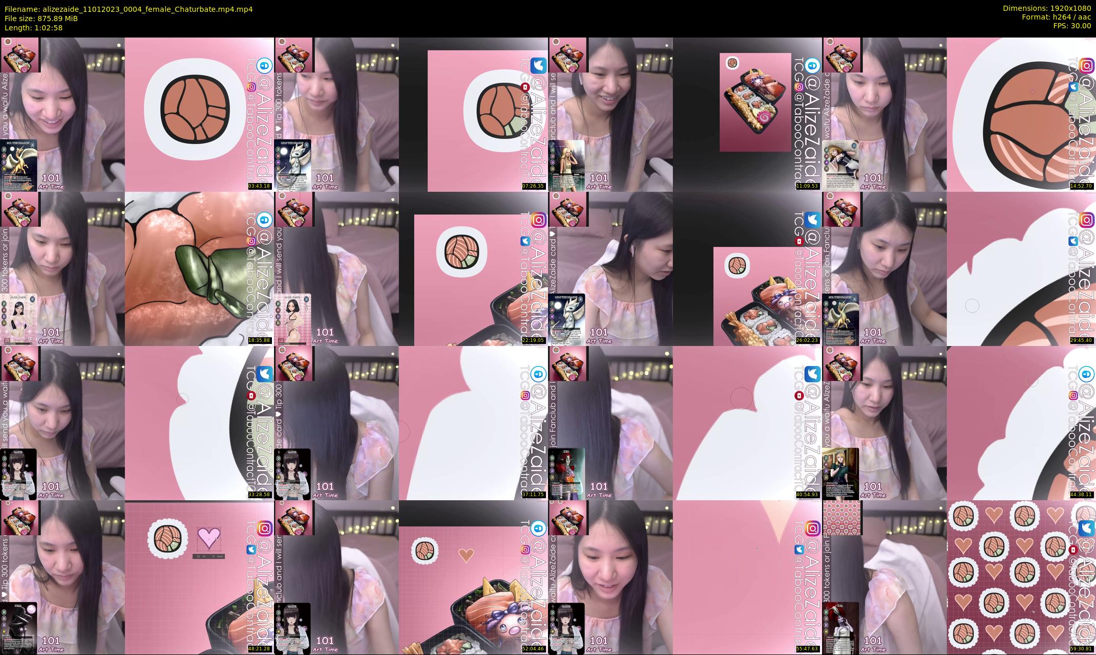 alizezaide — 63 minute Chaturbate female cam show recording, 1080p, Jan 11, 2023