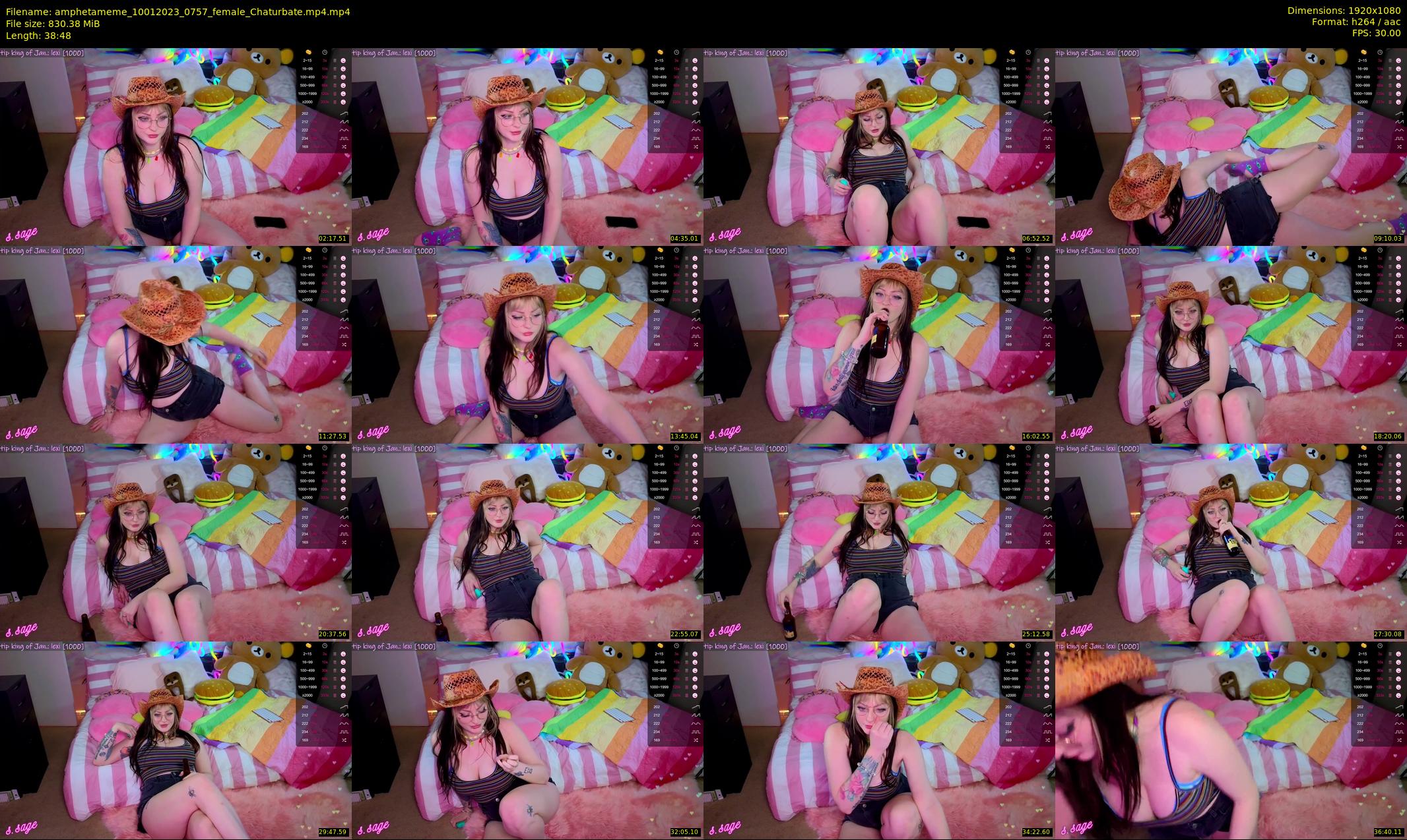 amphetameme — 39 minute Chaturbate female cam show recording, 1080p, Jan 10, 2023