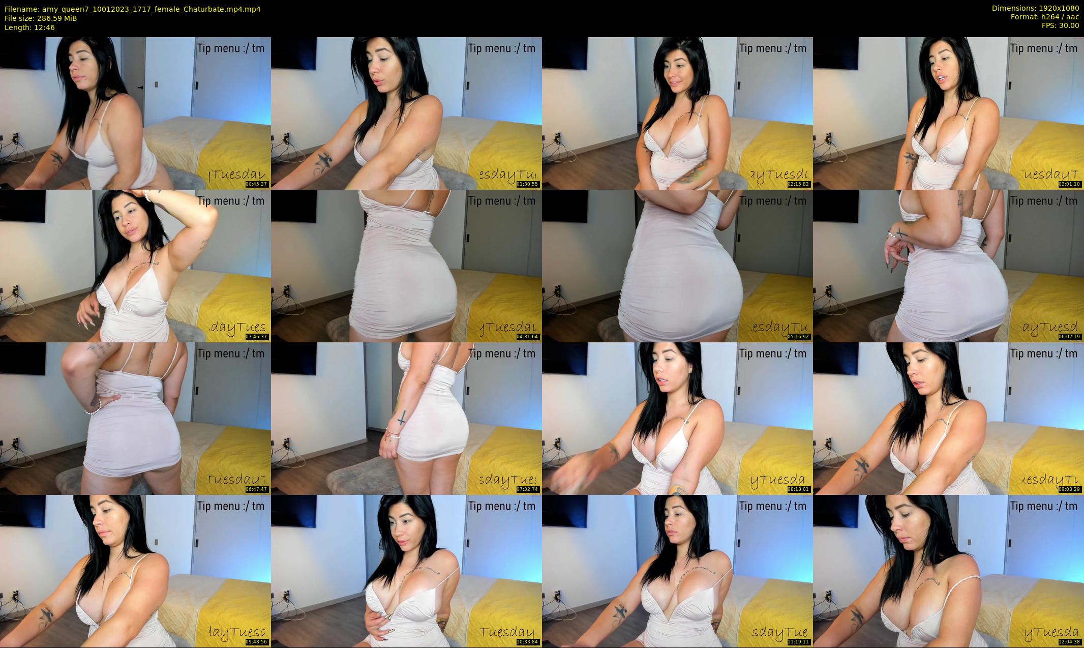 amy_queen7 — 13 minute Chaturbate female cam show recording, 1080p, Jan 10, 2023
