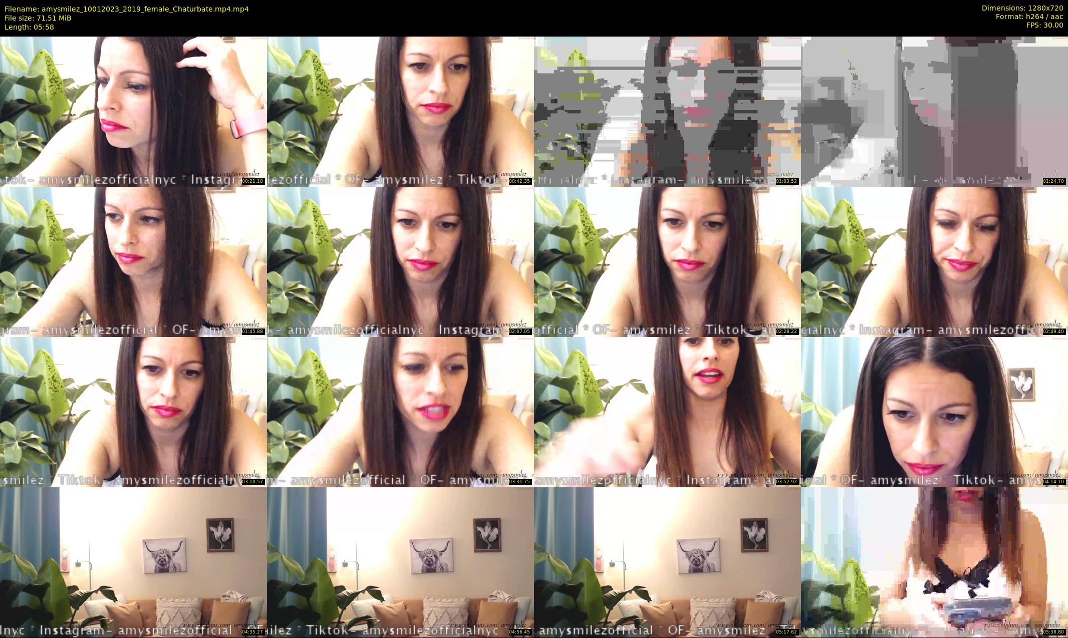 amysmilez — 6 minute Chaturbate female cam show recording, 720p, Jan 10, 2023