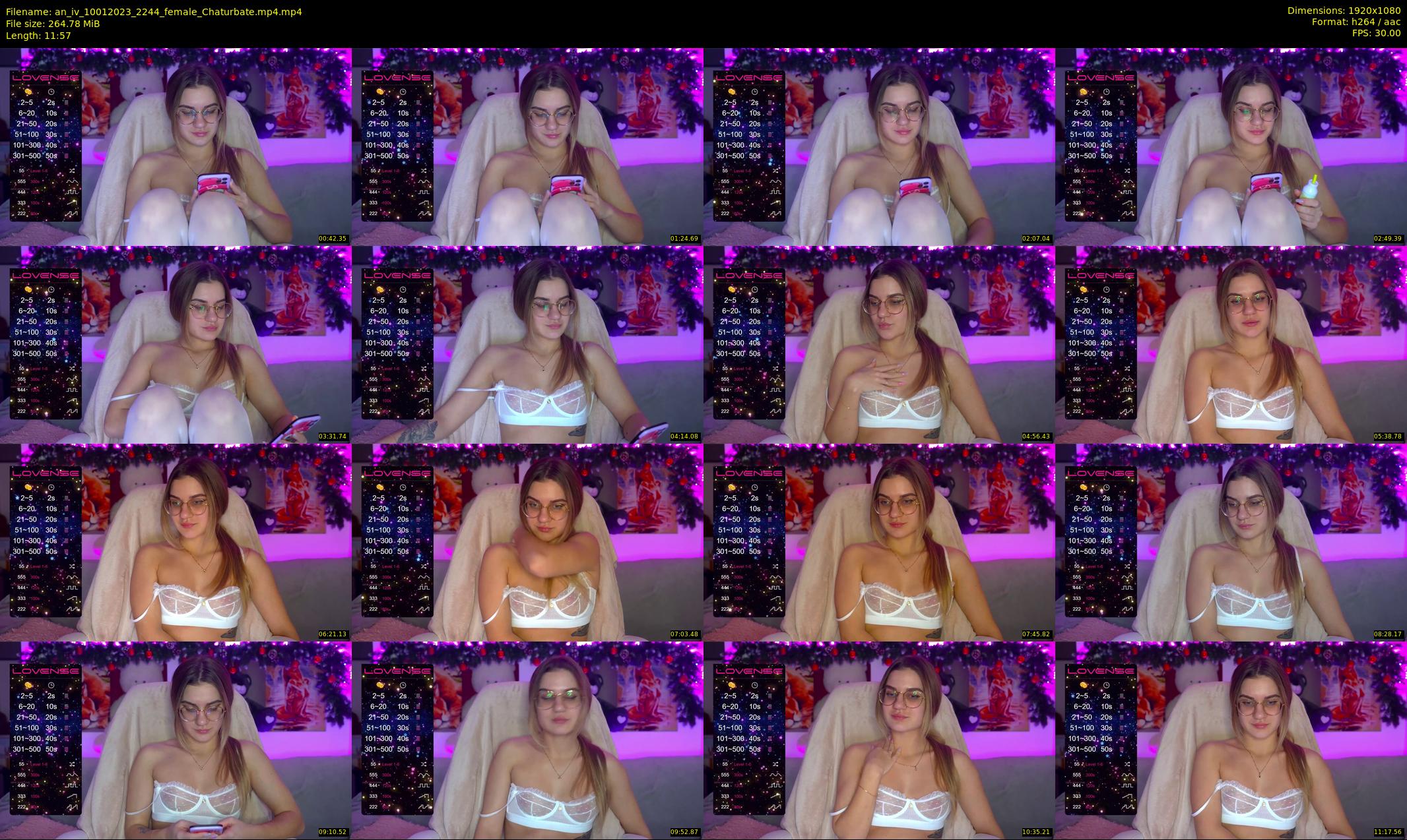 an_iv — 12 minute Chaturbate female cam show recording, 1080p, Jan 10, 2023