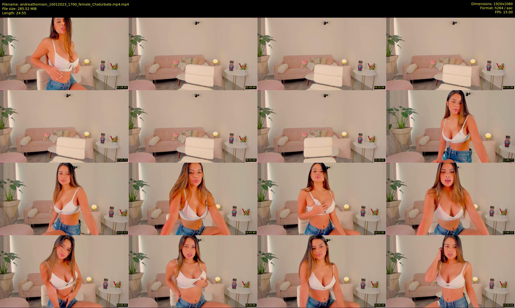 andreathomson — 25 minute Chaturbate female cam show recording, 1080p, Jan 10, 2023