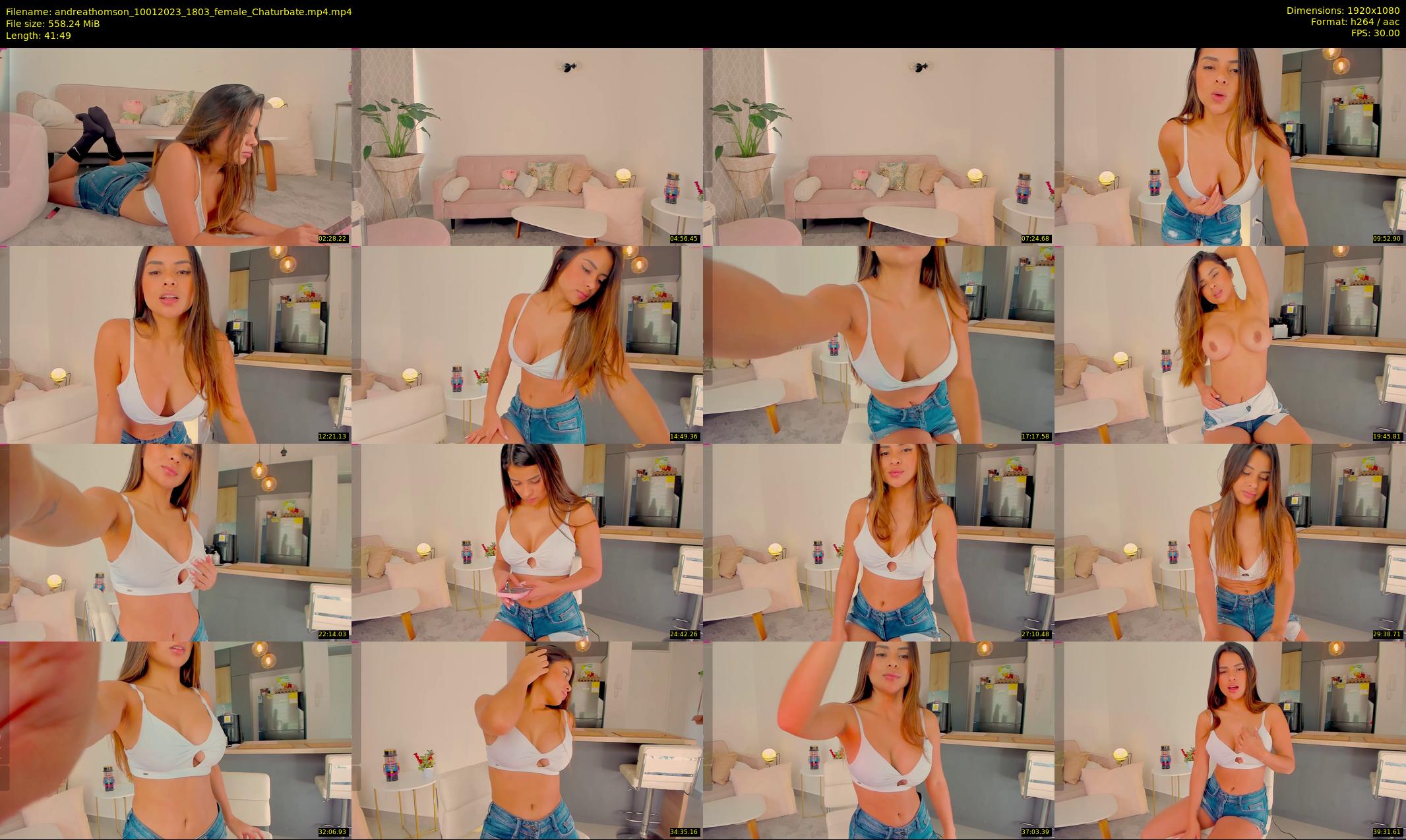 andreathomson — 42 minute Chaturbate female cam show recording, 1080p, Jan 10, 2023