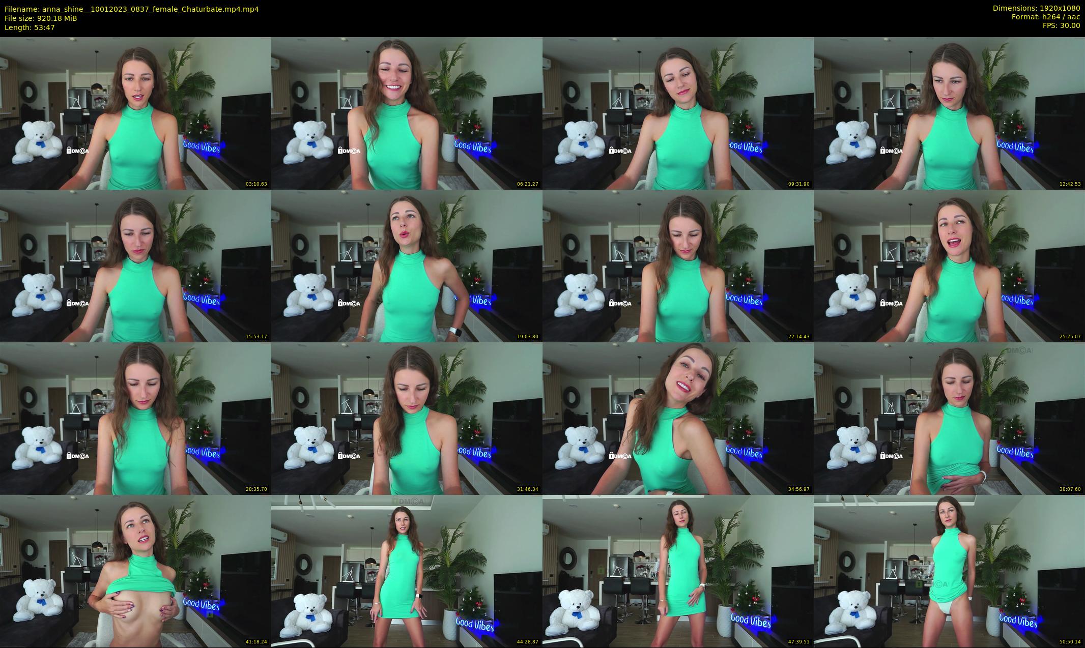anna_shine_ — 54 minute Chaturbate female cam show recording, 1080p, Jan 10, 2023