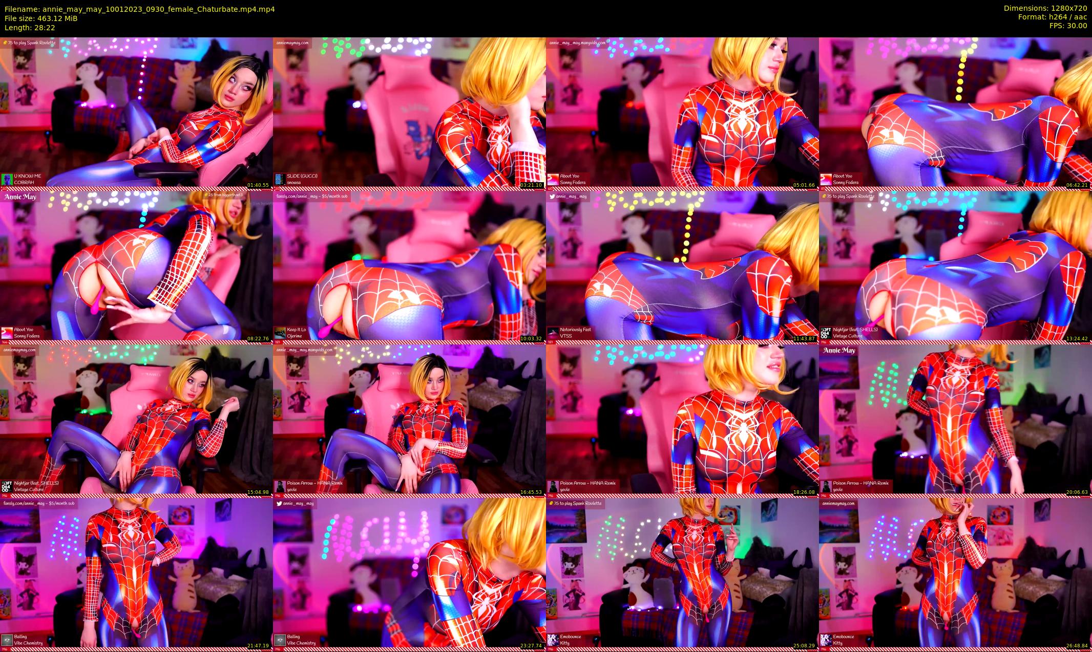 annie_may_may — 29 minute Chaturbate female cam show recording, 720p, Jan 10, 2023