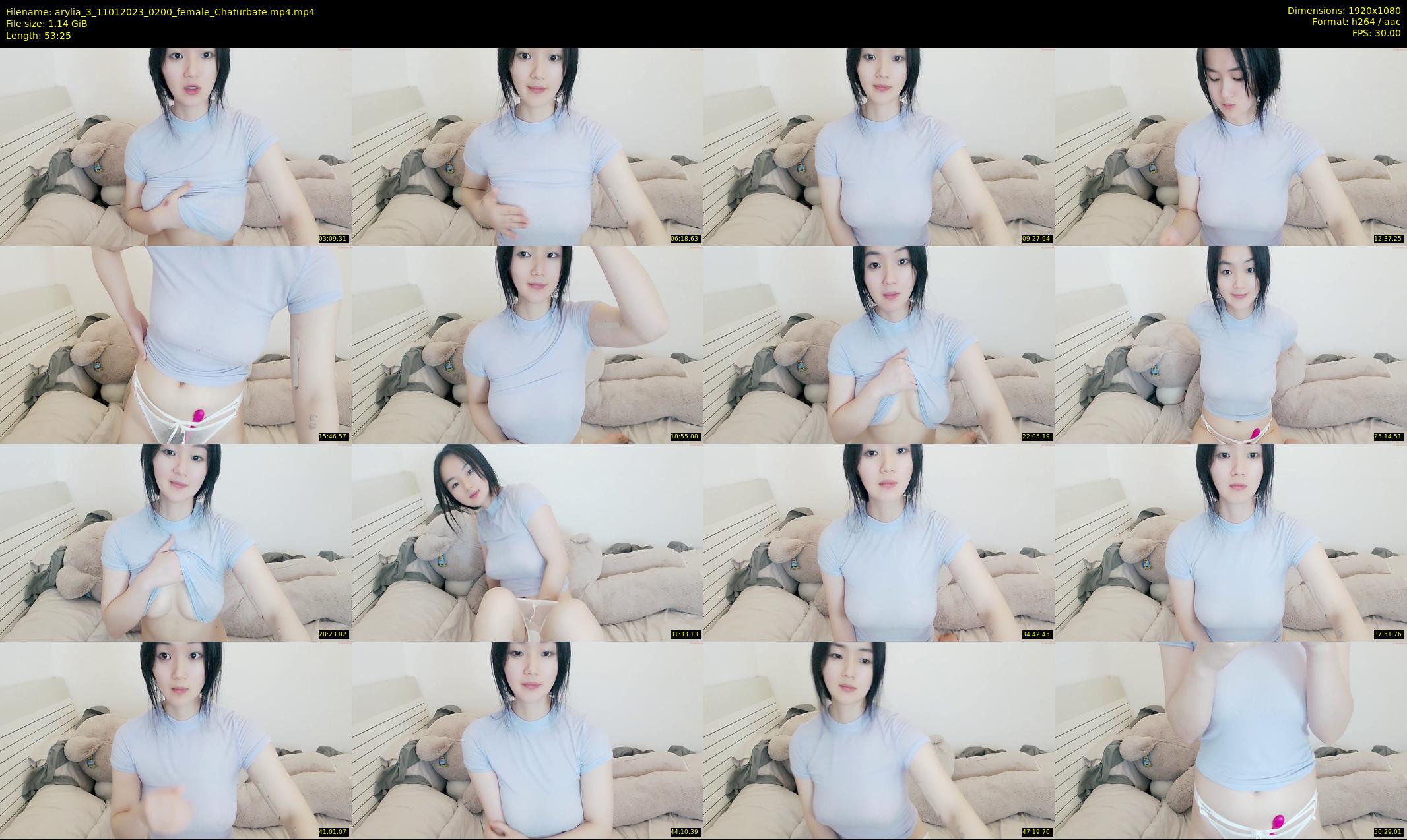 arylia_3 — 54 minute Chaturbate female cam show recording, 1080p, Jan 11, 2023
