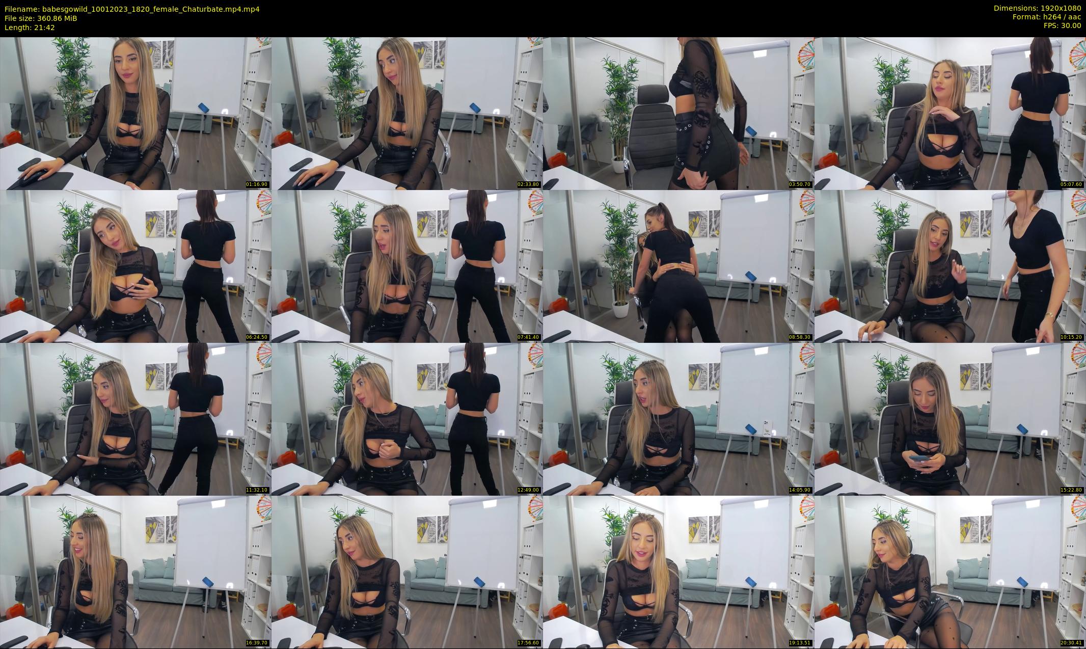 babesgowild — 22 minute Chaturbate couple cam show recording, 1080p, Jan 10, 2023